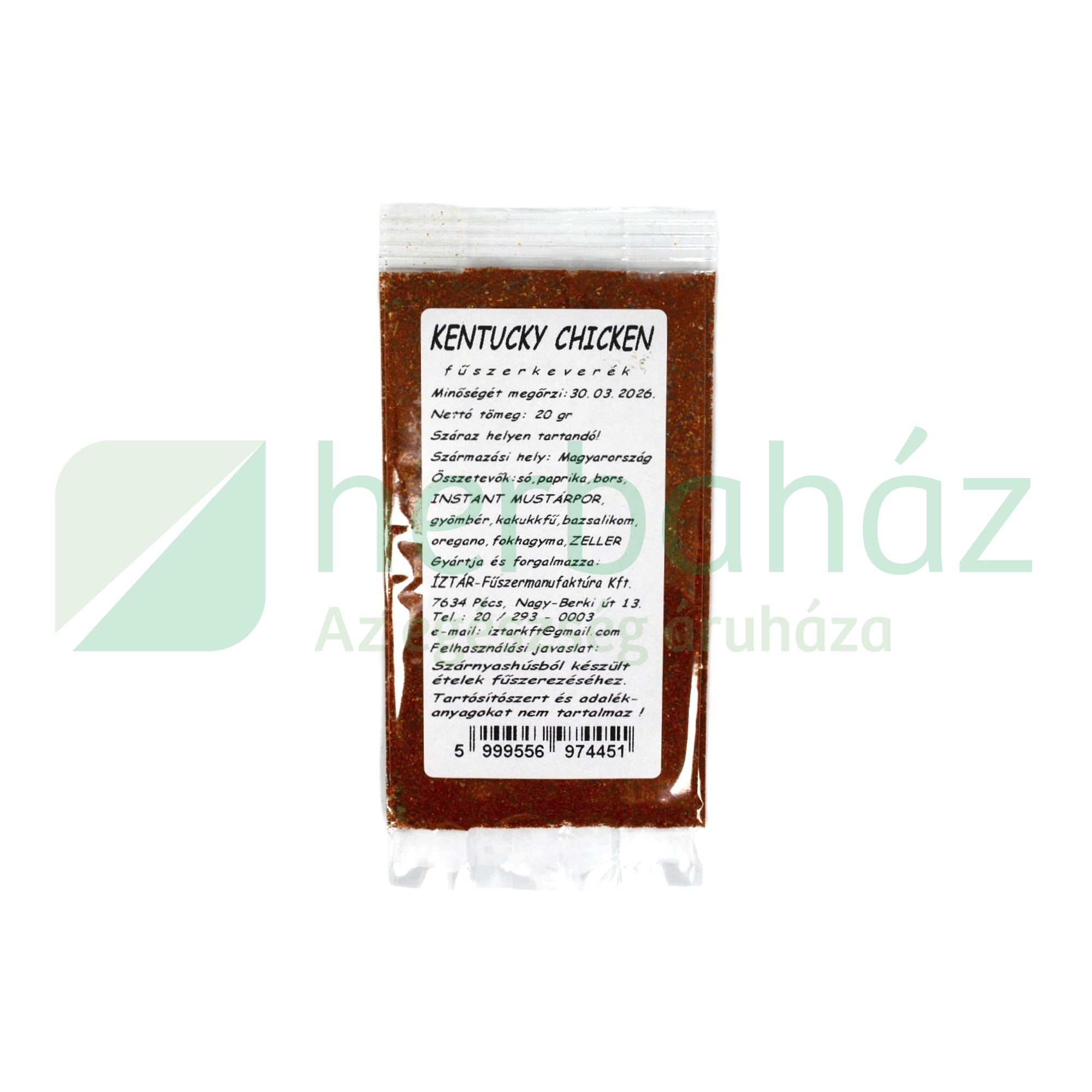 ÍZ-TÁR FŰSZEREK KENTUCKY CHICKEN 20G