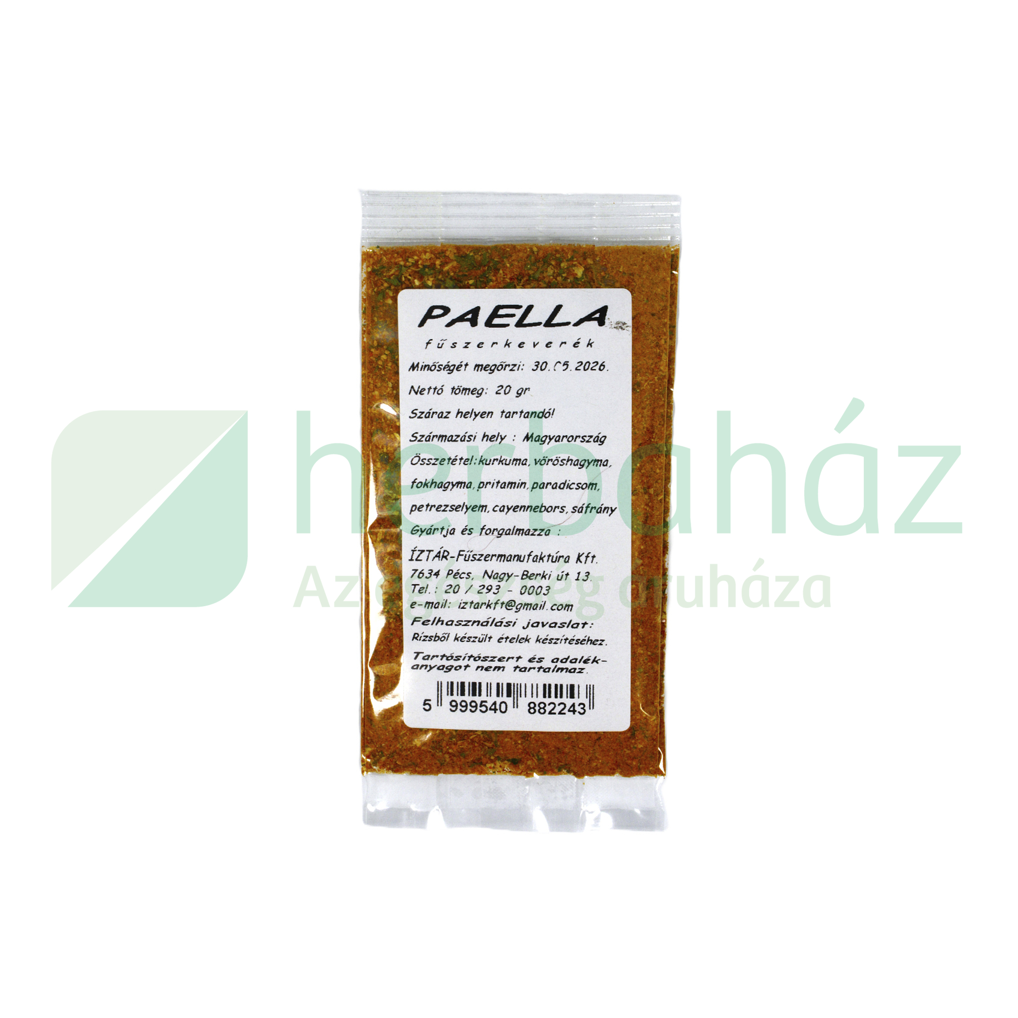 ÍZ-TÁR FŰSZEREK PAELLA 20G