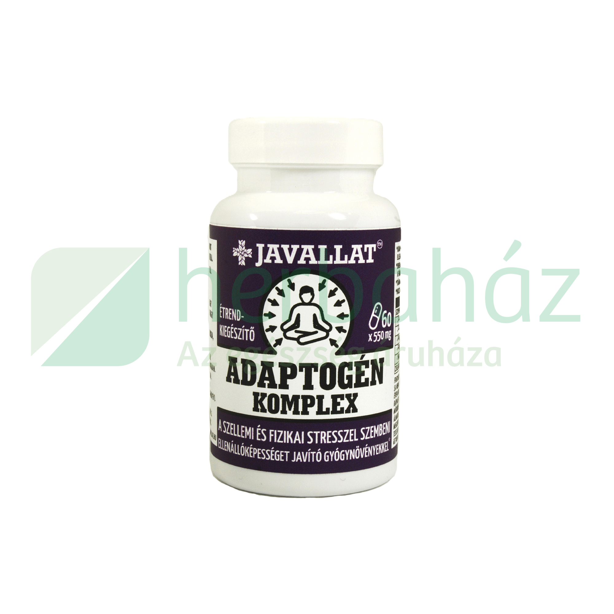 JAVALLAT ADAPTOGÉN KOMPLEX ÉTREND-KIEGÉSZÍTŐ KAPSZULA 60DB