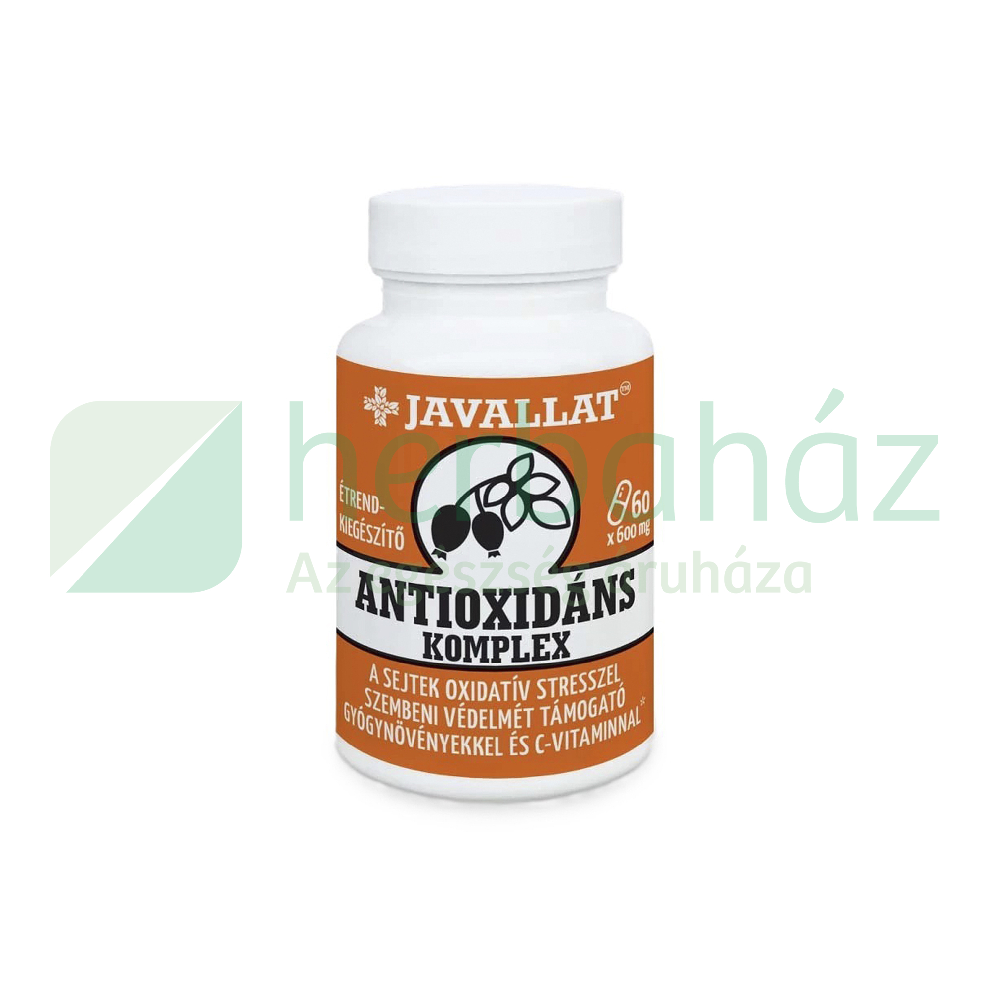 JAVALLAT ANTIOXIDÁNS KOMPLEX ÉTREND-KIEGÉSZÍTŐ GYÓGYNÖVÉNYEKKEL KAPSZULA 60DB
