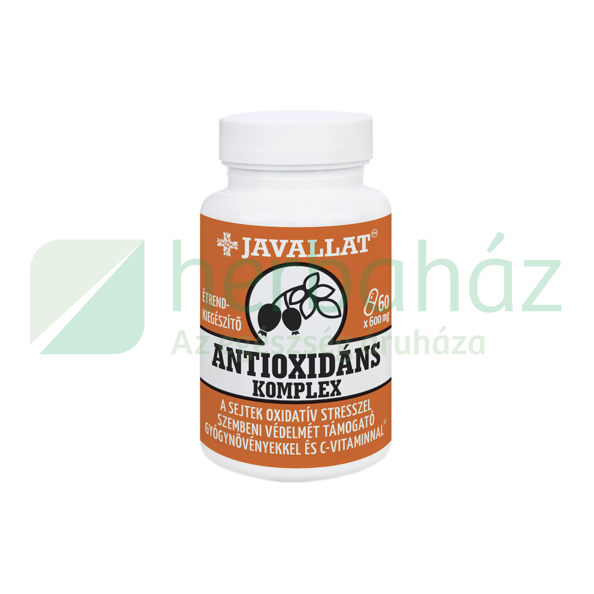 JAVALLAT ANTIOXIDÁNS KOMPLEX ÉTREND-KIEGÉSZÍTŐ GYÓGYNÖVÉNYEKKEL KAPSZULA 60DB