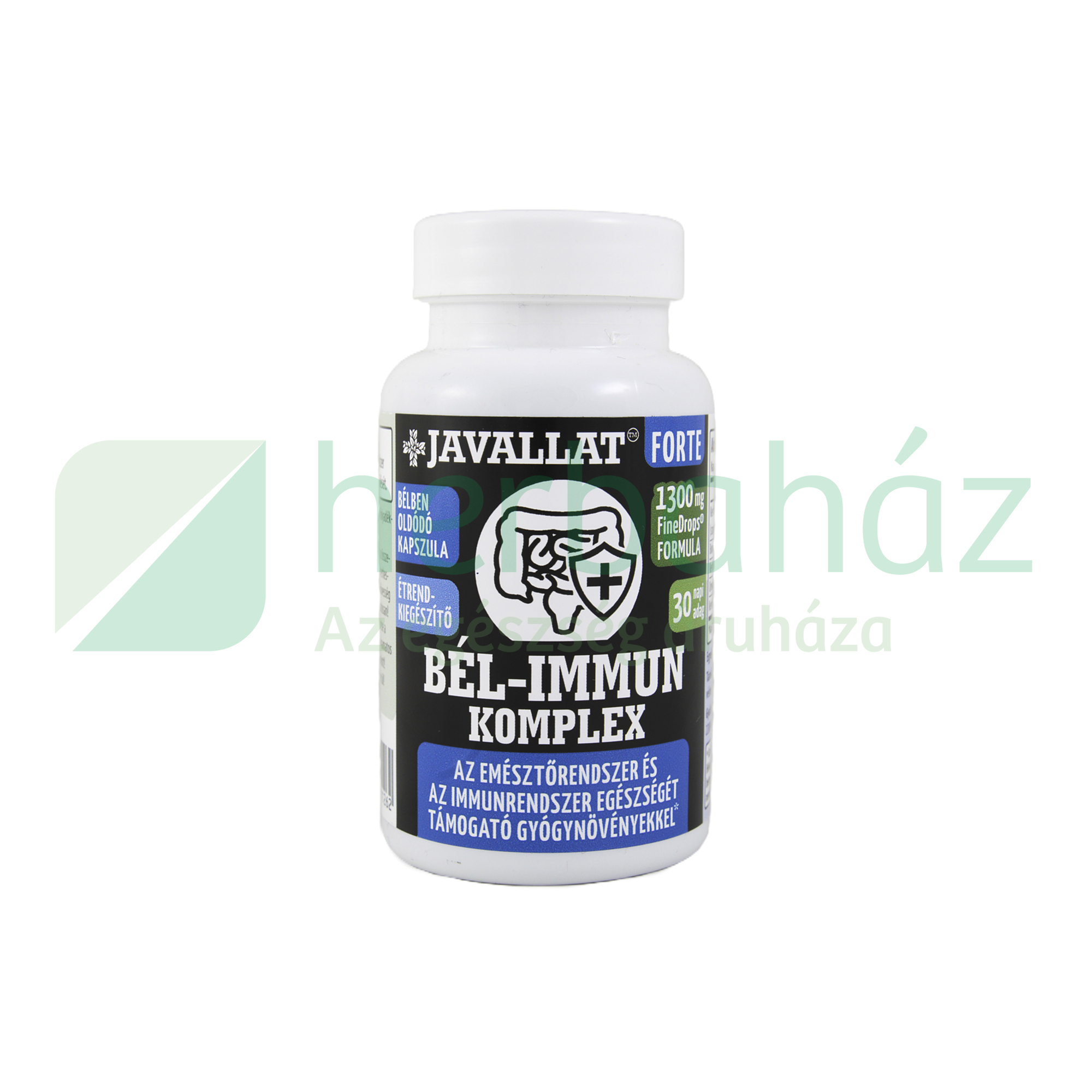 JAVALLAT FORTE BÉL-IMMUN KOMPLEX ÉTREND-KIEGÉSZÍTŐ GYÓGYNÖVÉNYEKKEL KAPSZULA 60DB
