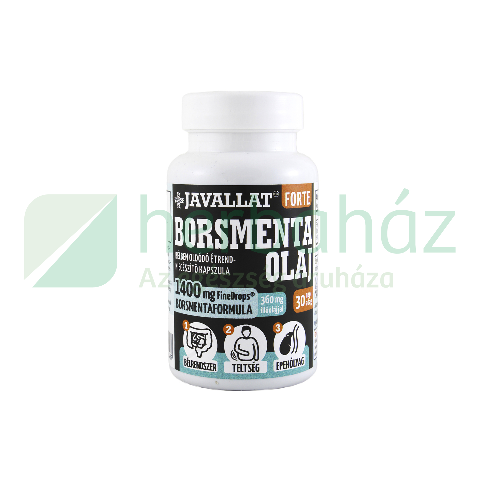 JAVALLAT FORTE BORSMENTA OLAJ ÉRTEND-KIEGÉSZÍTŐ KAPSZULA 60DB