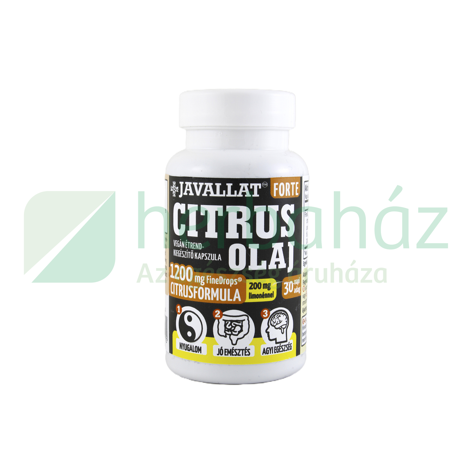 JAVALLAT FORTE CITRUS OLAJ ÉTREND-KIEGÉSZÍTŐ KAPSZULA 60DB
