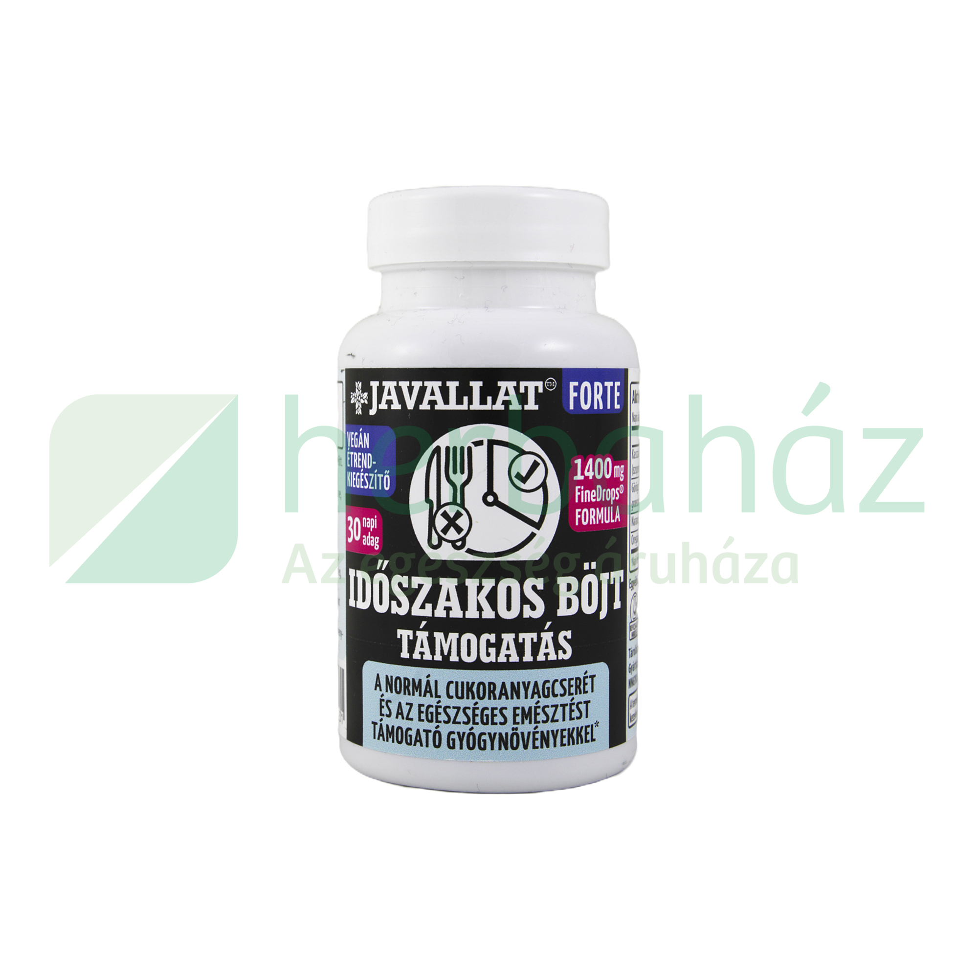 JAVALLAT FORTE IDŐSZAKOS BÖJT TÁMOGATÁS ÉRTEND-KIEGÉSZÍTŐ GYÓGYNÖVÉNYEKKEL KAPSZULA 60