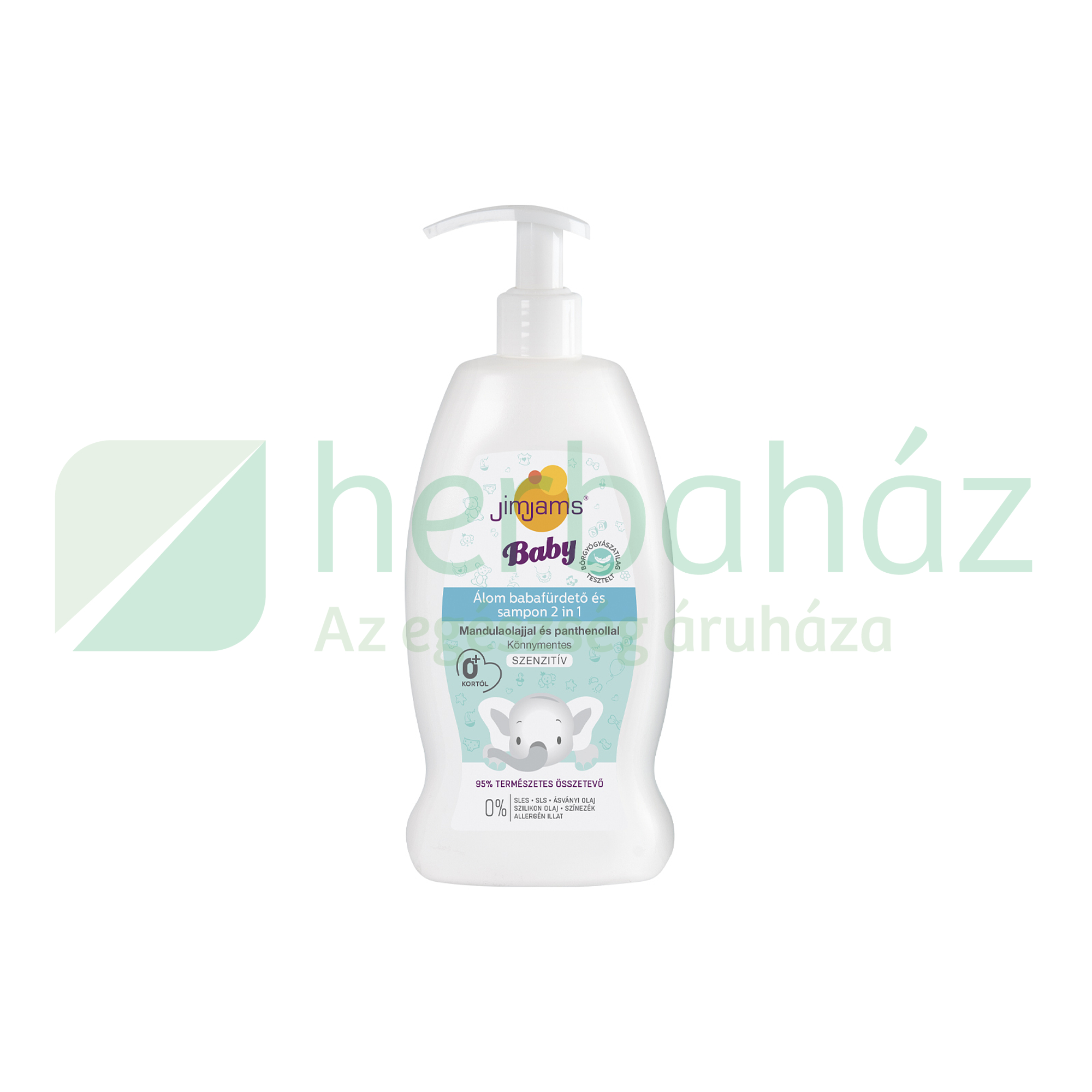 JIMJAMS BABY ÁLOM BABAFÜRDETŐ ÉS SAMPON 2IN1 400ML