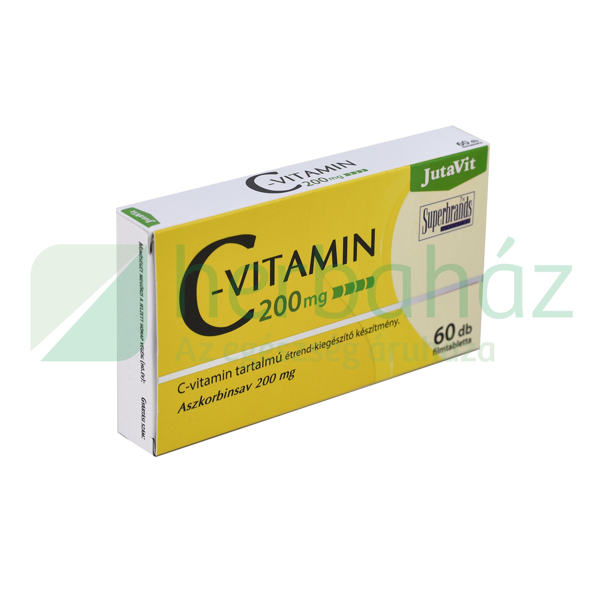 JUTAVIT C-VITAMIN 200MG 60DB