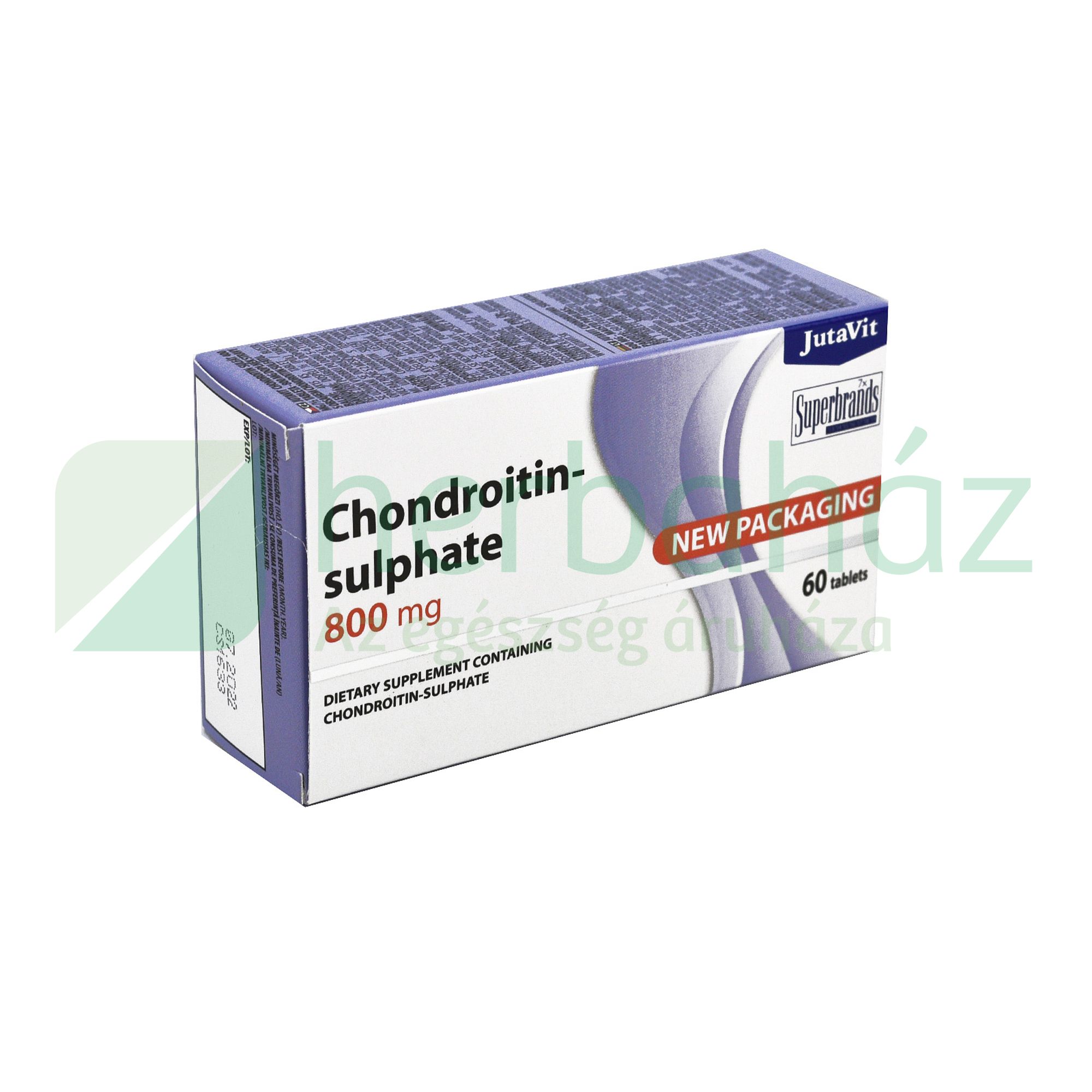 JUTAVIT CHONDROITIN-SULPHATE 800MG 60DB