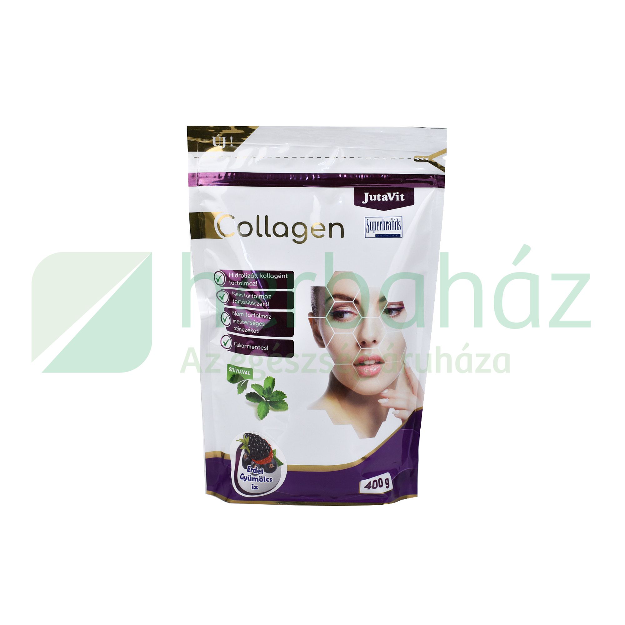 JUTAVIT COLLAGEN ERDEI GYÜMÖLCS ÍZŰ 400G