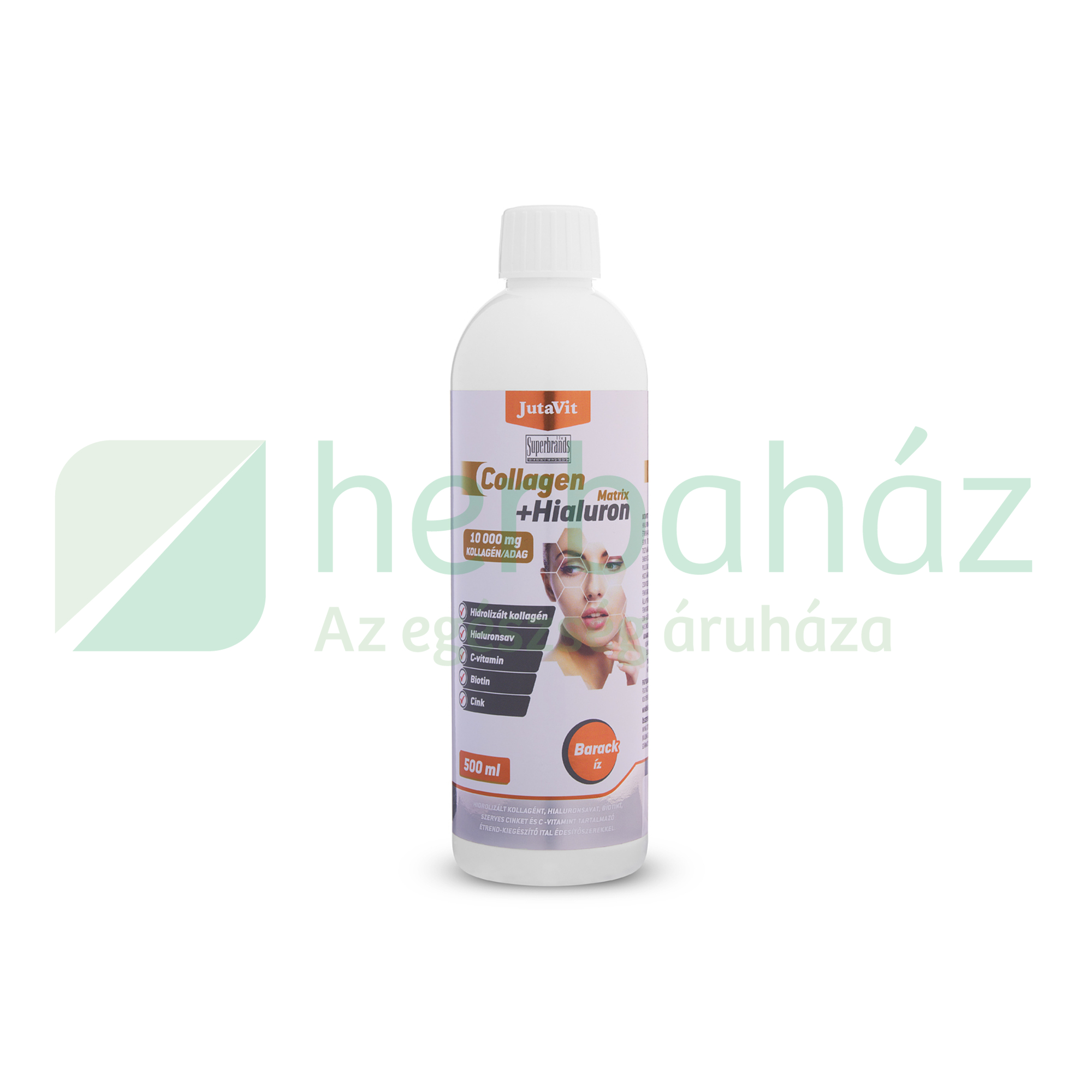 JUTAVIT COLLAGEN+HIALURON MATRIX BARACK ÉTREND-KIEGÉSZÍTŐ ITAL 500ML