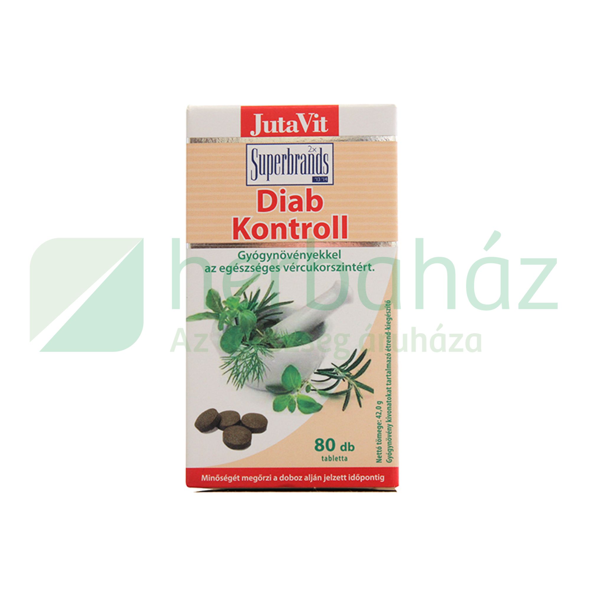 JUTAVIT DIAB KONTROLL TABLETTA 80DB