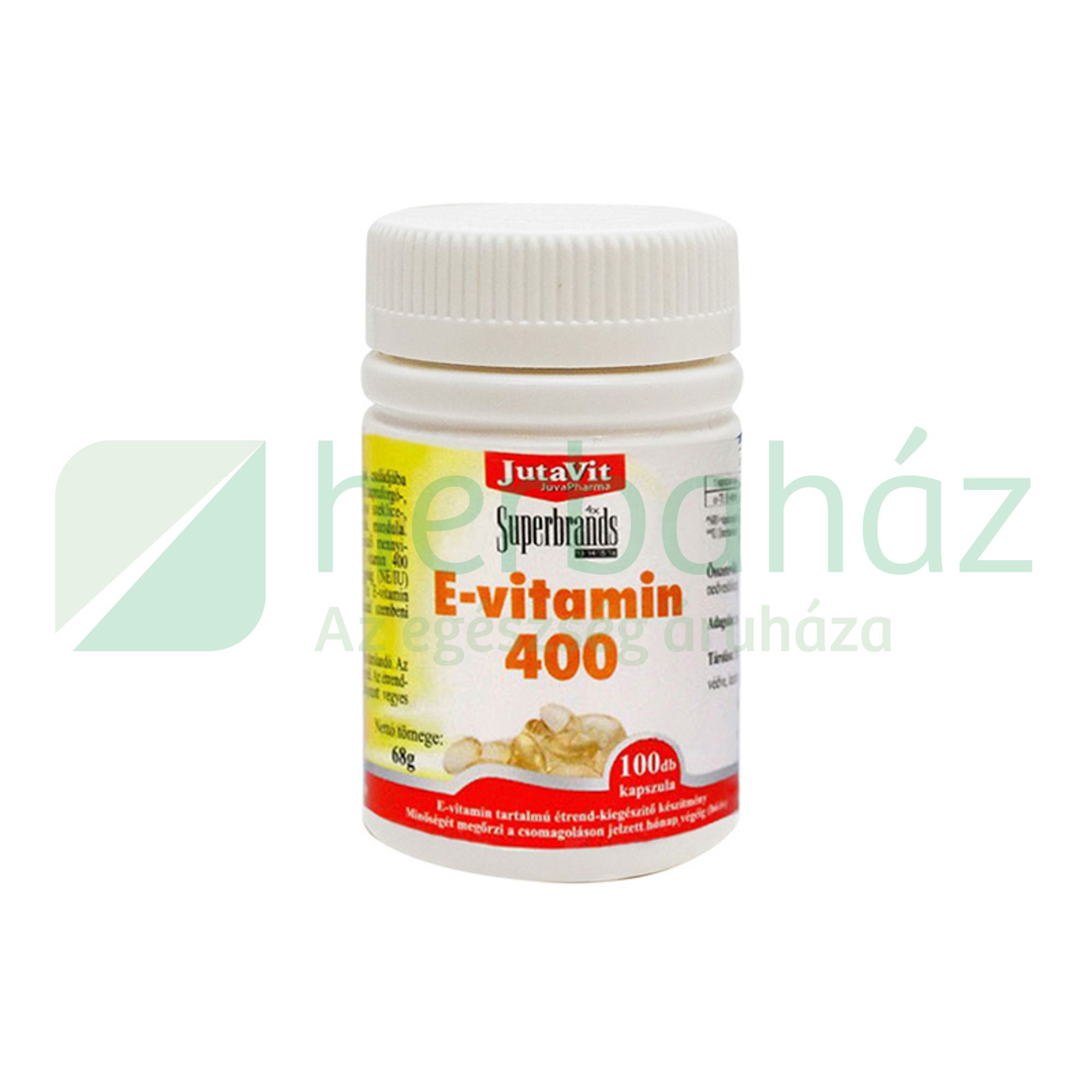 JUTAVIT E-VITAMIN 400 100DB