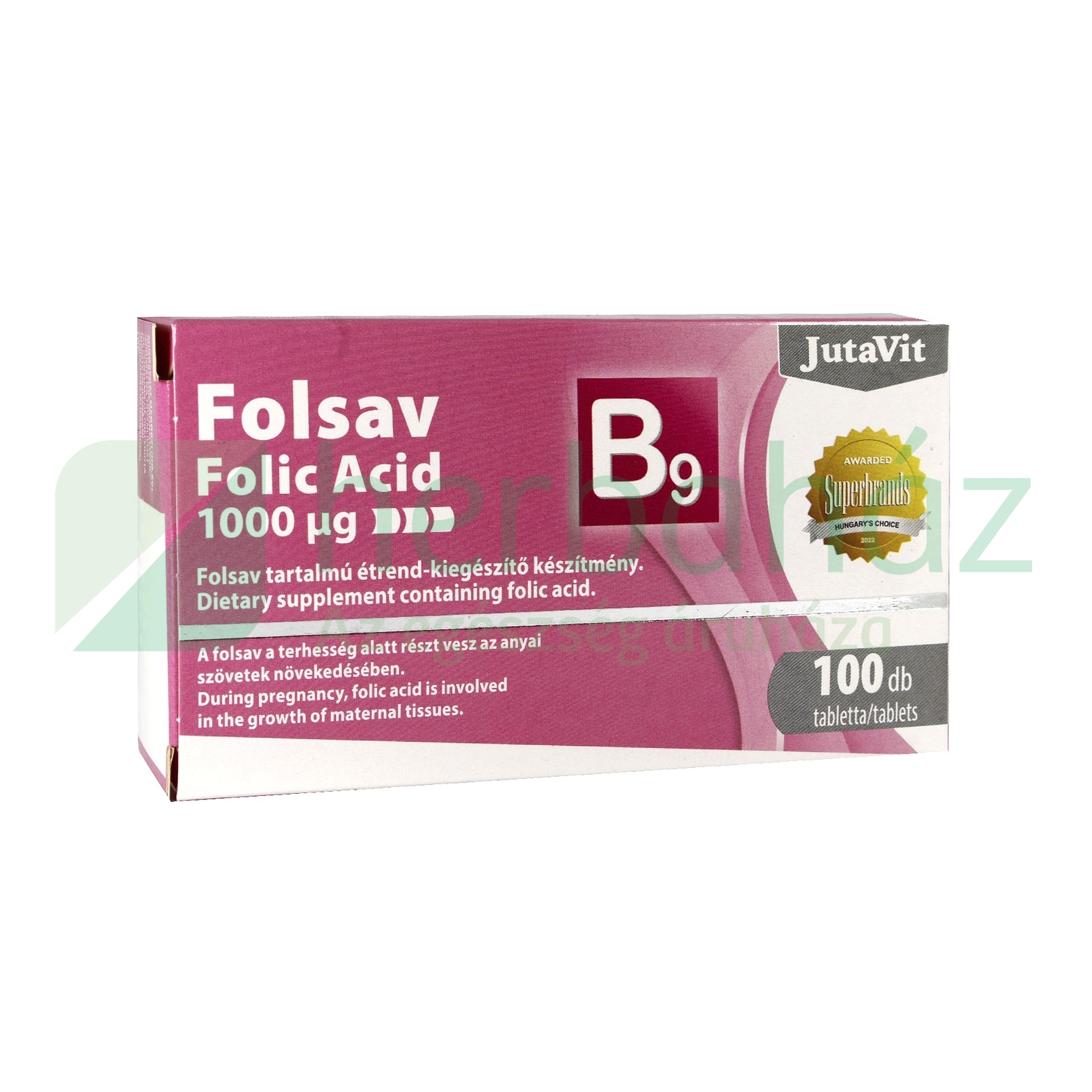 JUTAVIT FOLSAV TABLETTA 100DB