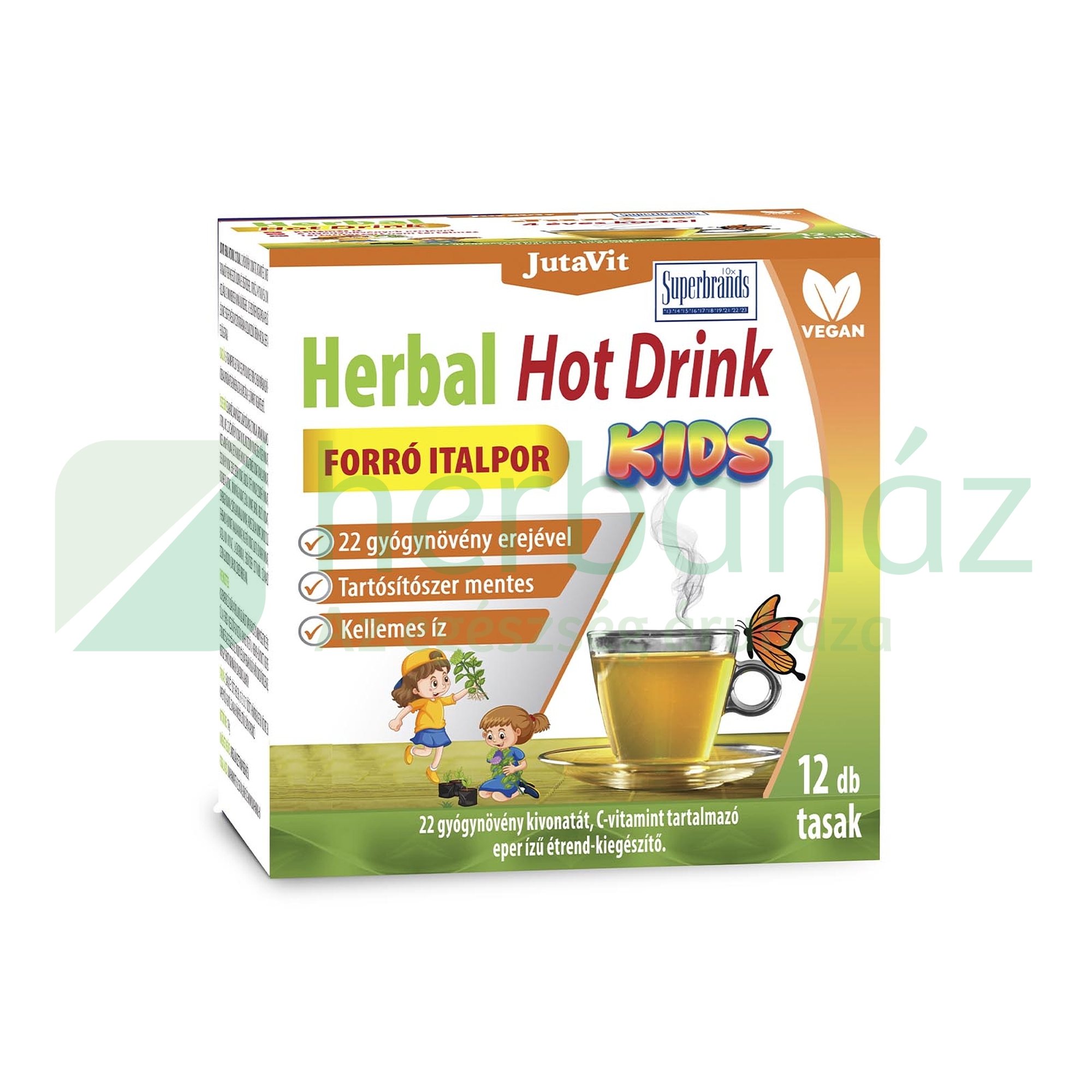 JUTAVIT HERBAL HOT DRINK FORRÓ ITALPOR GYEREKEKNEK 12DB