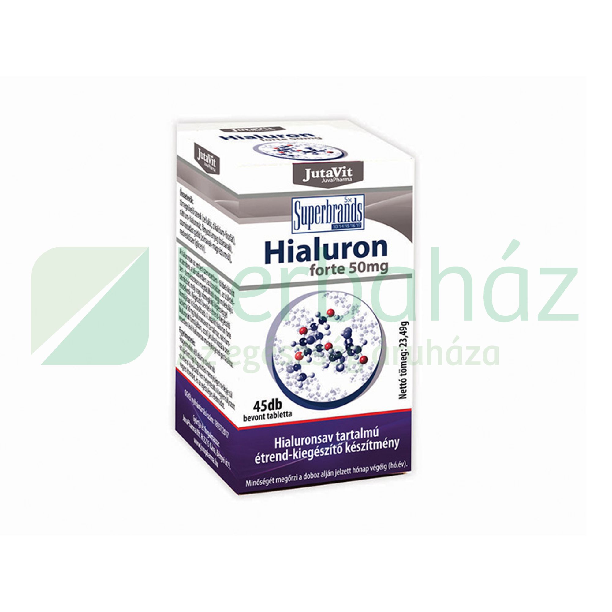 JUTAVIT HIALURON FORTE 50MG TABLETTA 45DB