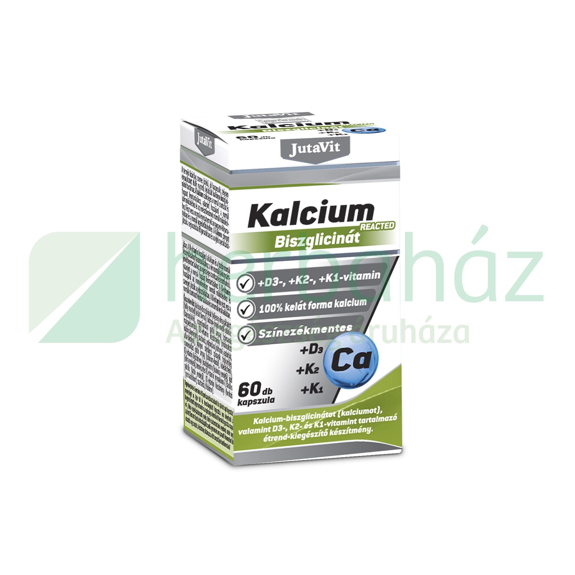 JUTAVIT KALCIUM BISZGLICINÁT+D3+K2+K1 KAPSZULA 60DB