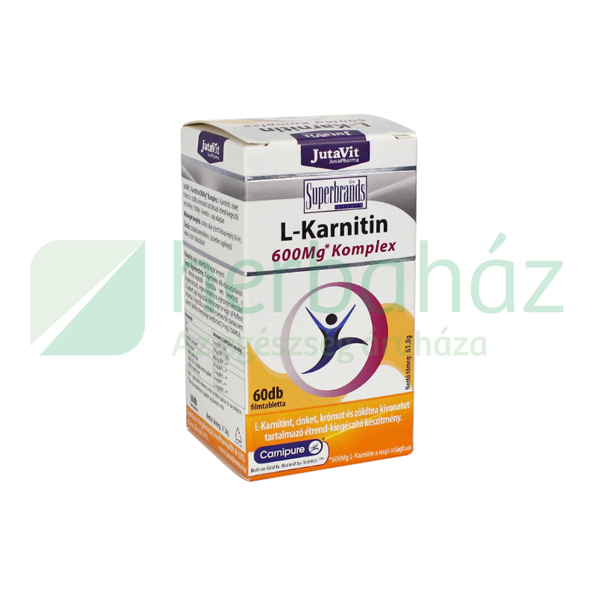 JUTAVIT L-KARNITIN 600MG KOMPLEX 60DB