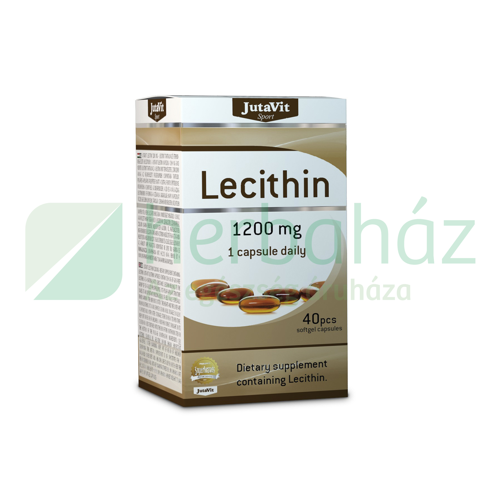 JUTAVIT LECITIN PRO 1200MG KAPSZULA 40DB