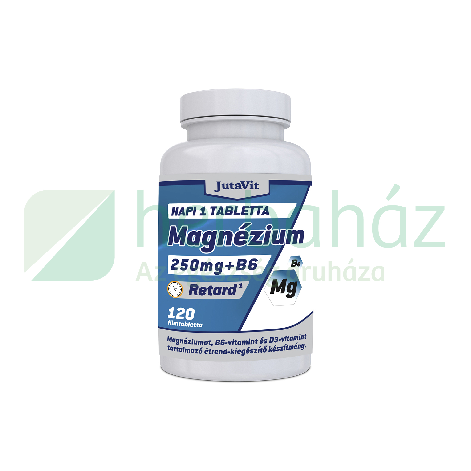 JUTAVIT MAGNÉZIUM 250MG +B6 +D3 VITAMIN RETARD TABLETTA 120DB