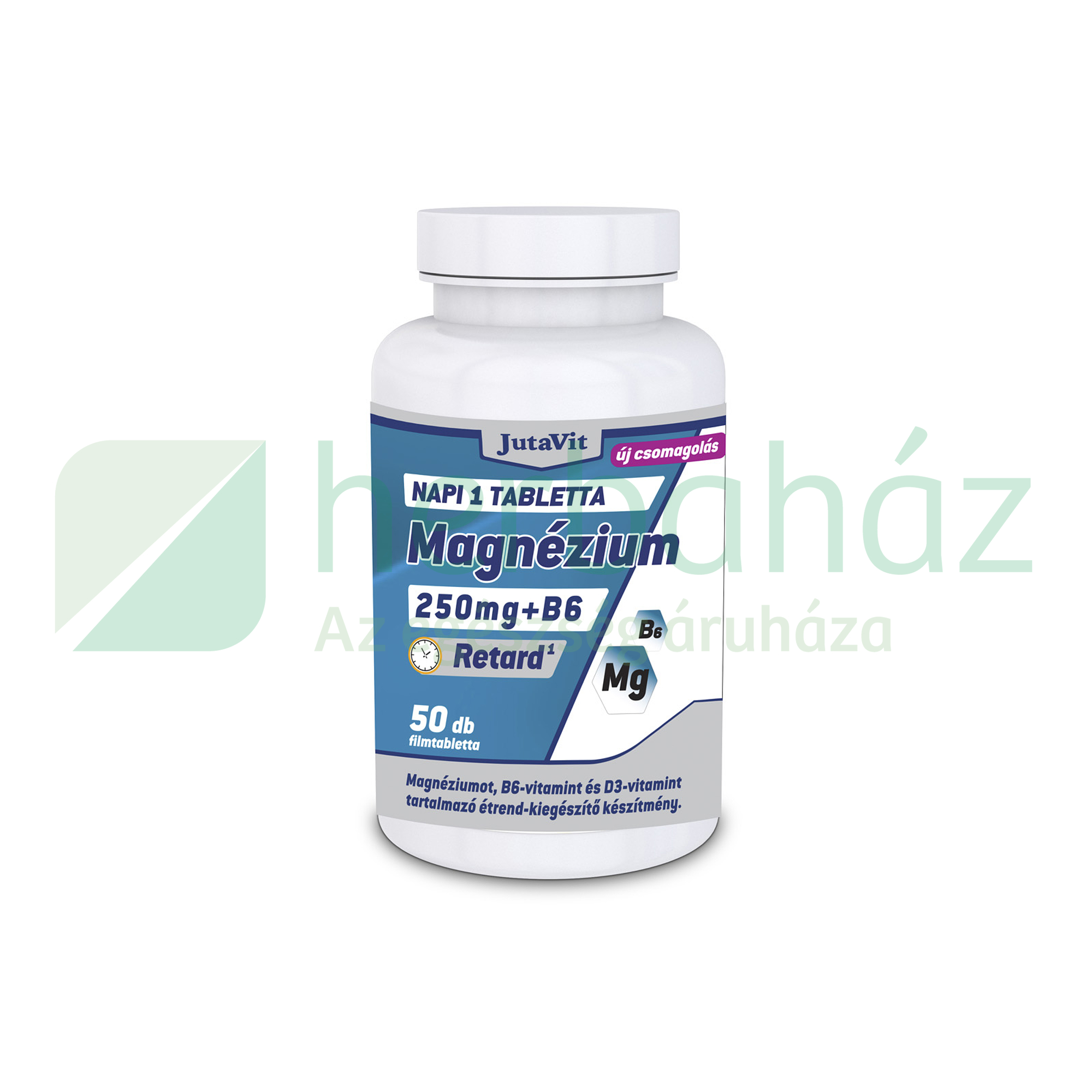 JUTAVIT MAGNÉZIUM + B6 + D3 VITAMIN FILMTABLETTA 50DB