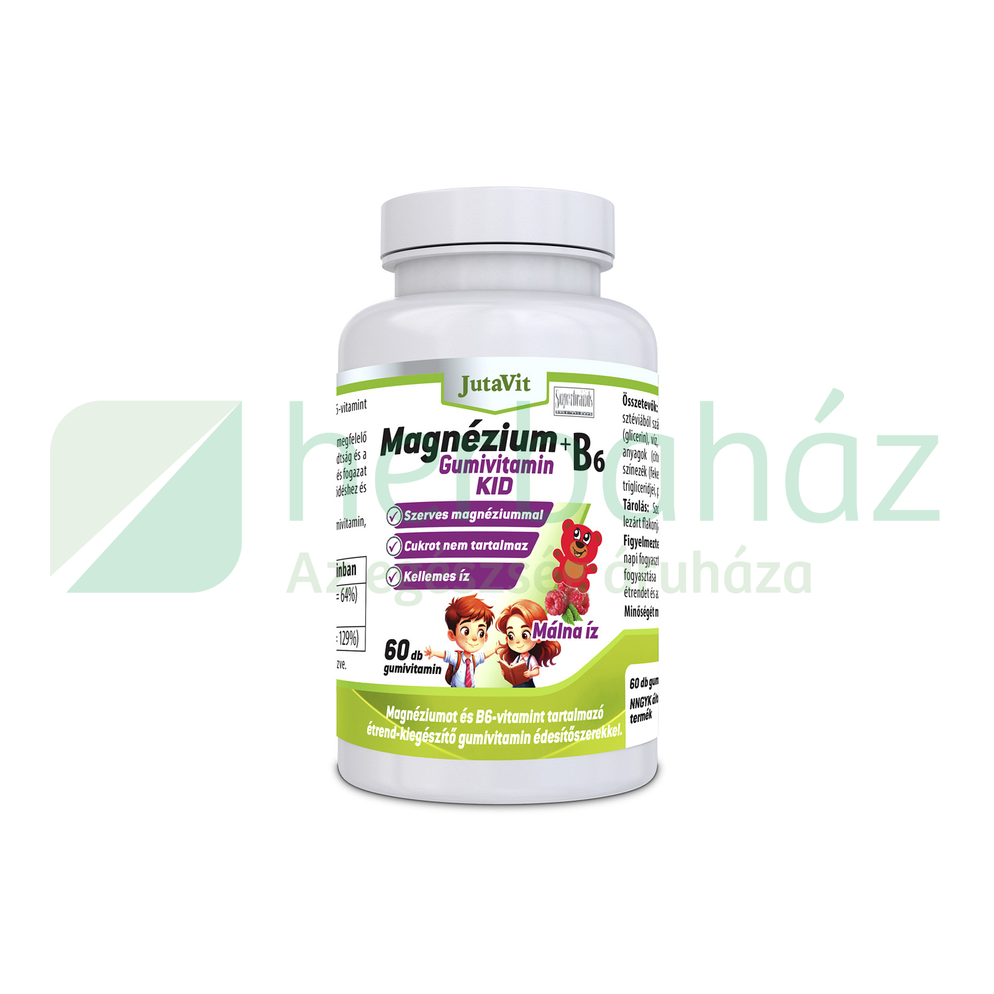 JUTAVIT MAGNÉZIUM+B6 GUMIVITAMIN KID 60DB