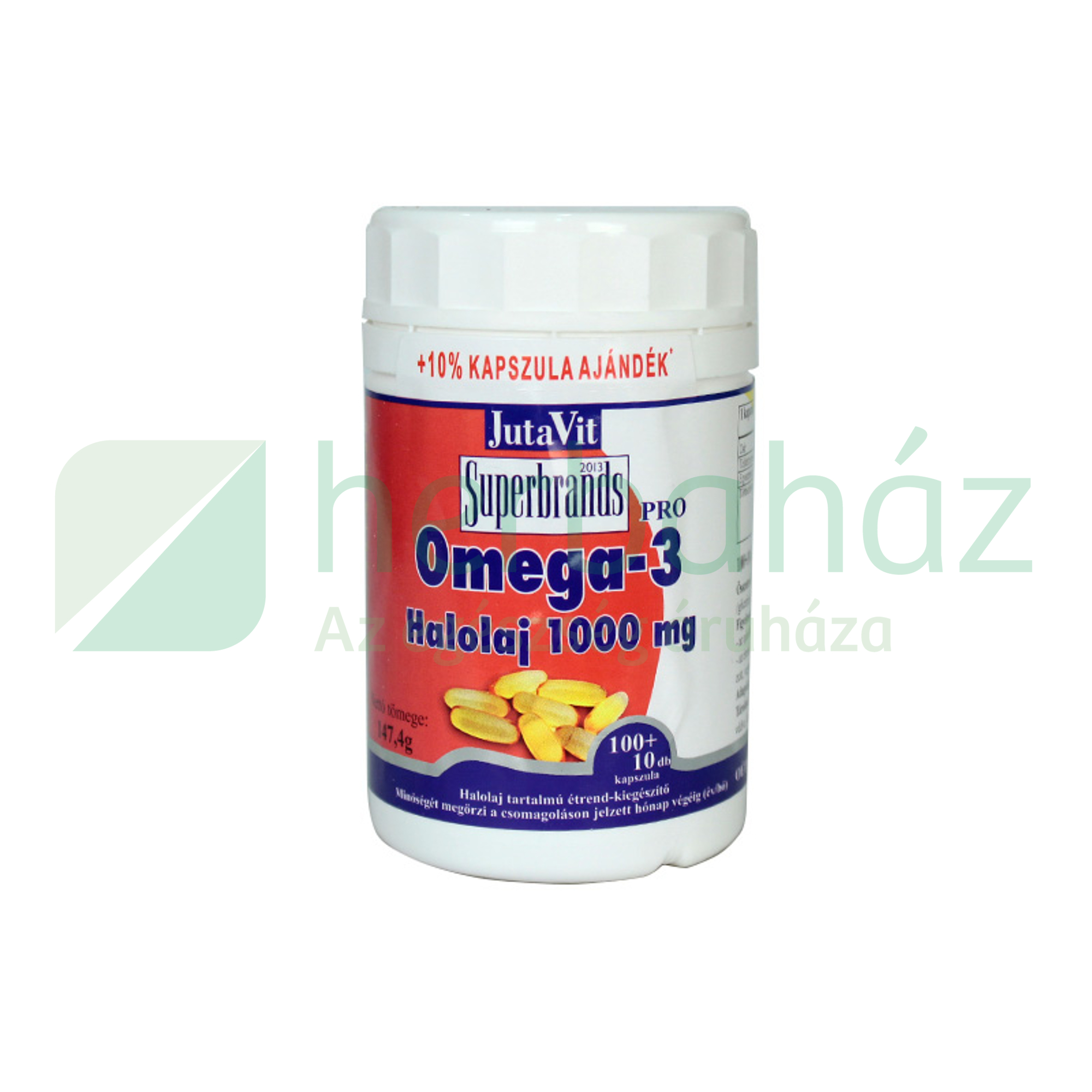 JUTAVIT OMEGA-3-PRO HALOLAJ 1000MG KAPSZULA 100DB