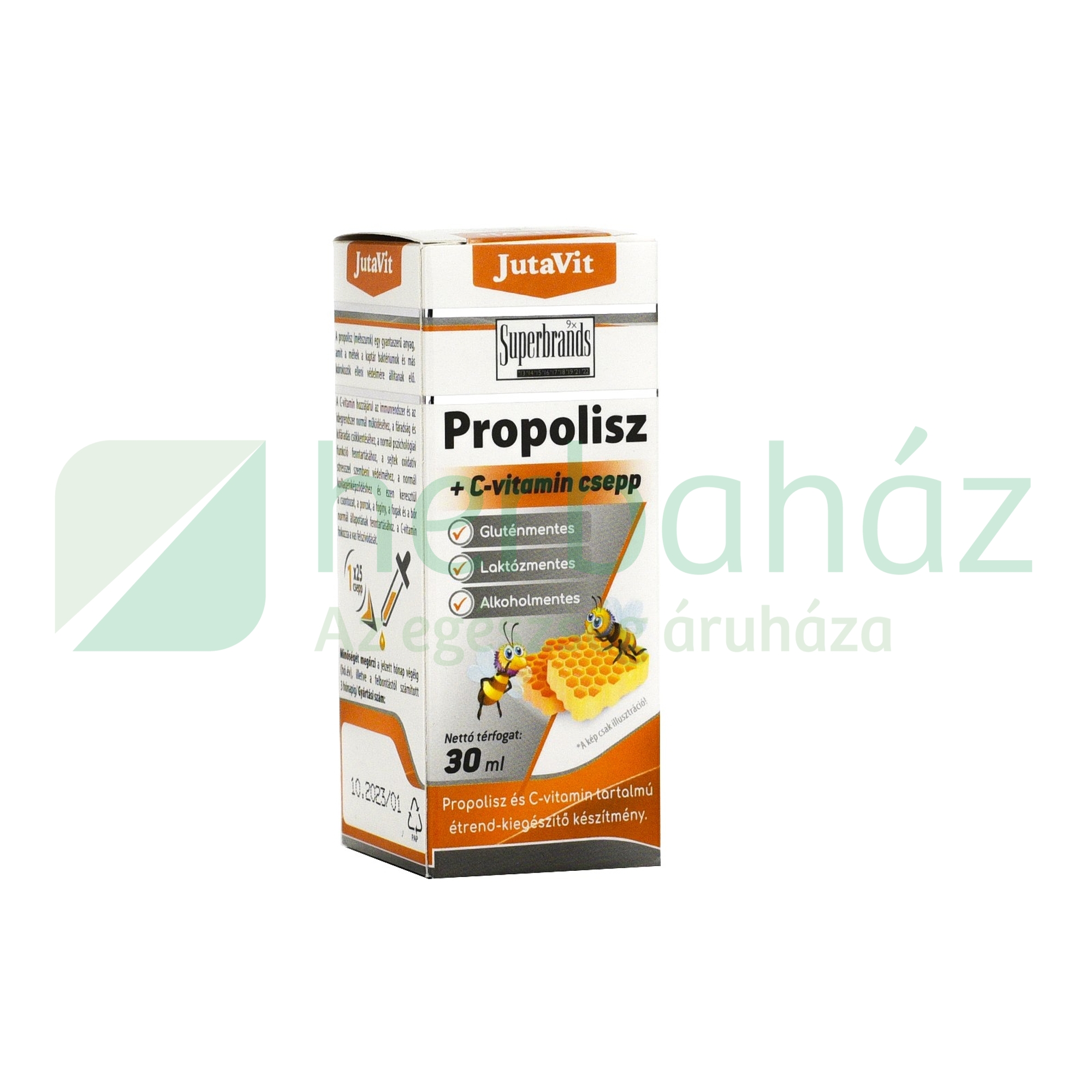 JUTAVIT PROPOLISZ + C-VITAMIN CSEPPEK 30ML