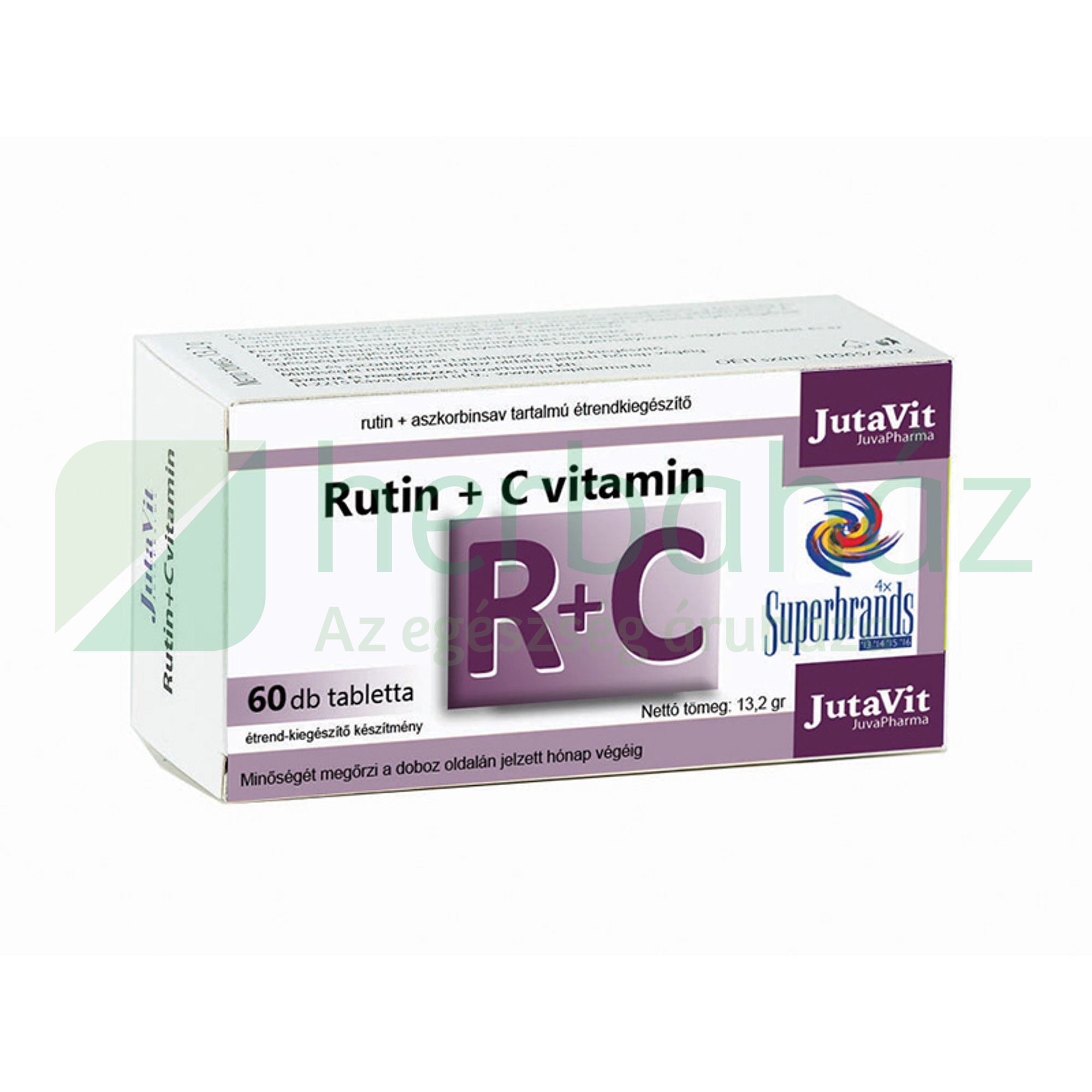 JUTAVIT RUTIN + C-VITAMIN TABLETTA 60DB