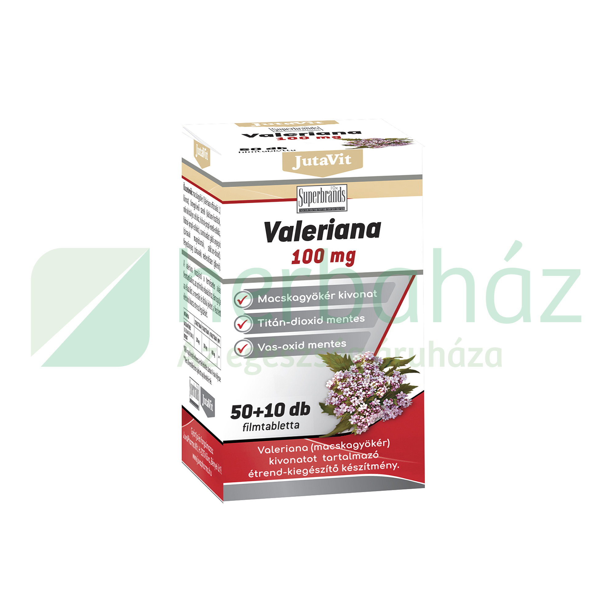 JUTAVIT VALERIANA 100MG 60DB