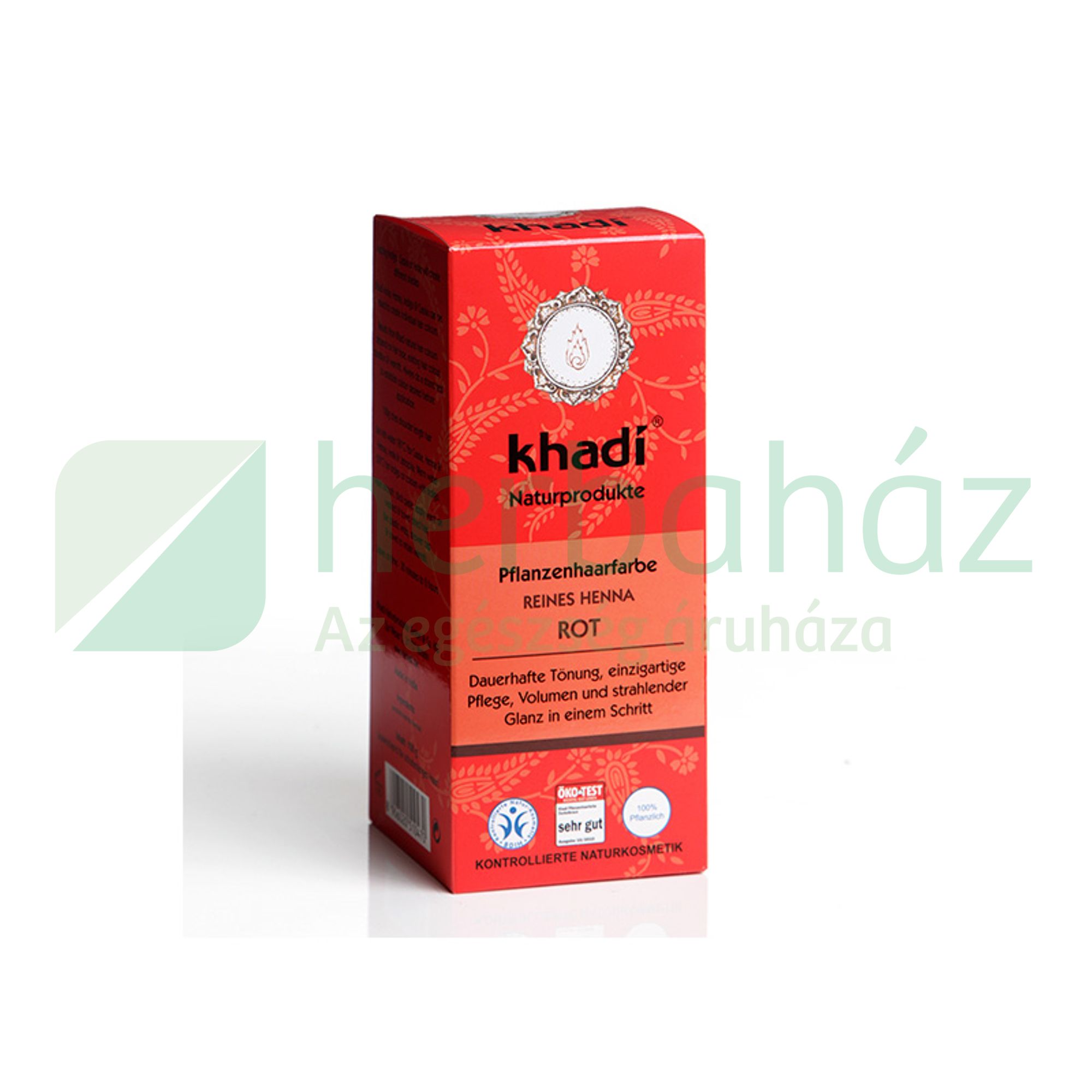 KHADI HENNA HAJFESTÉKPOR ÉLÉNKVÖRÖS 100G