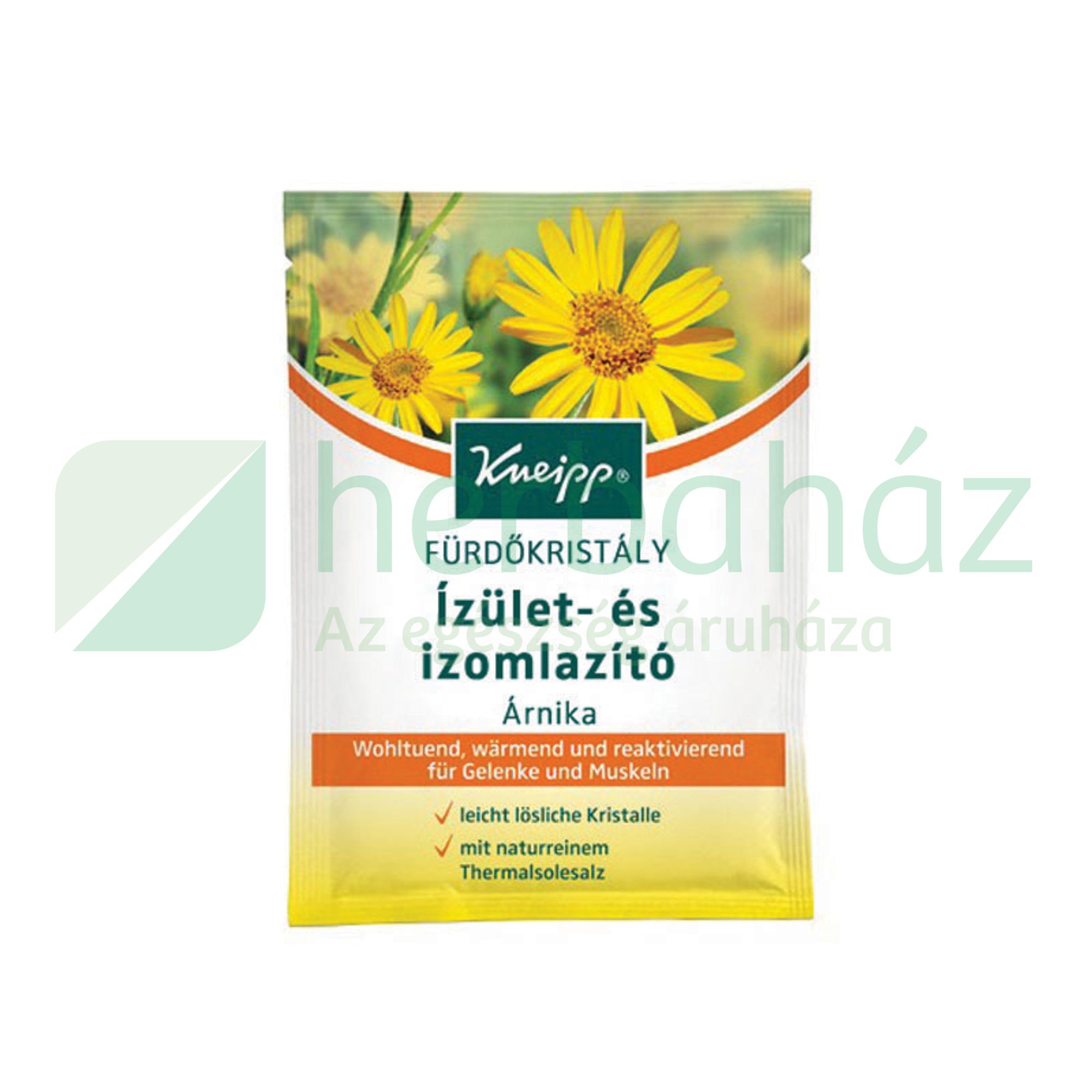 KNEIPP ÍZÜLET-ÉS IZOMLAZÍTÓ FÜRDŐKRISTÁLY ÁRNIKA 60G