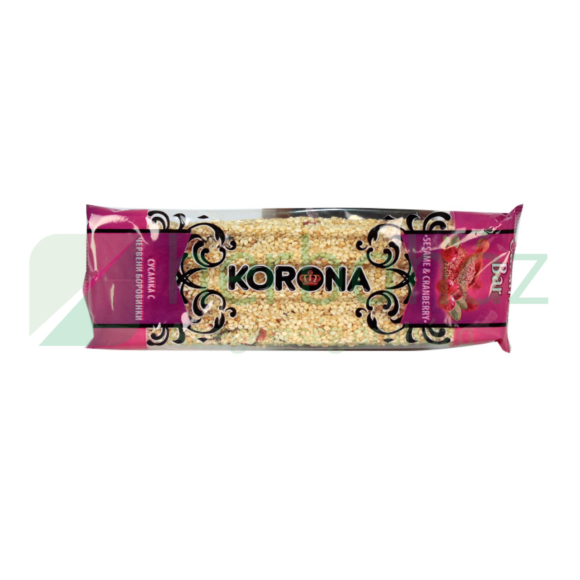 KORONA SZEZÁMSZELET VÖRÖSÁFONYÁVAL 60G