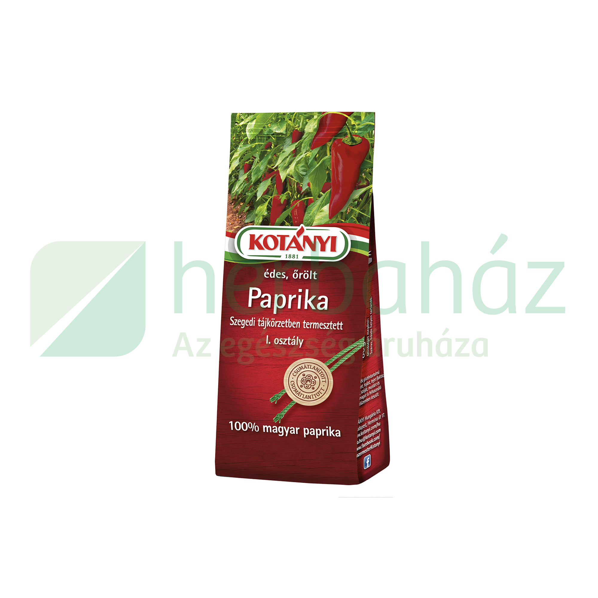 KOTÁNYI SZEGEDI PAPRIKA ÉDES ŐRÖLT 80G Herbaház