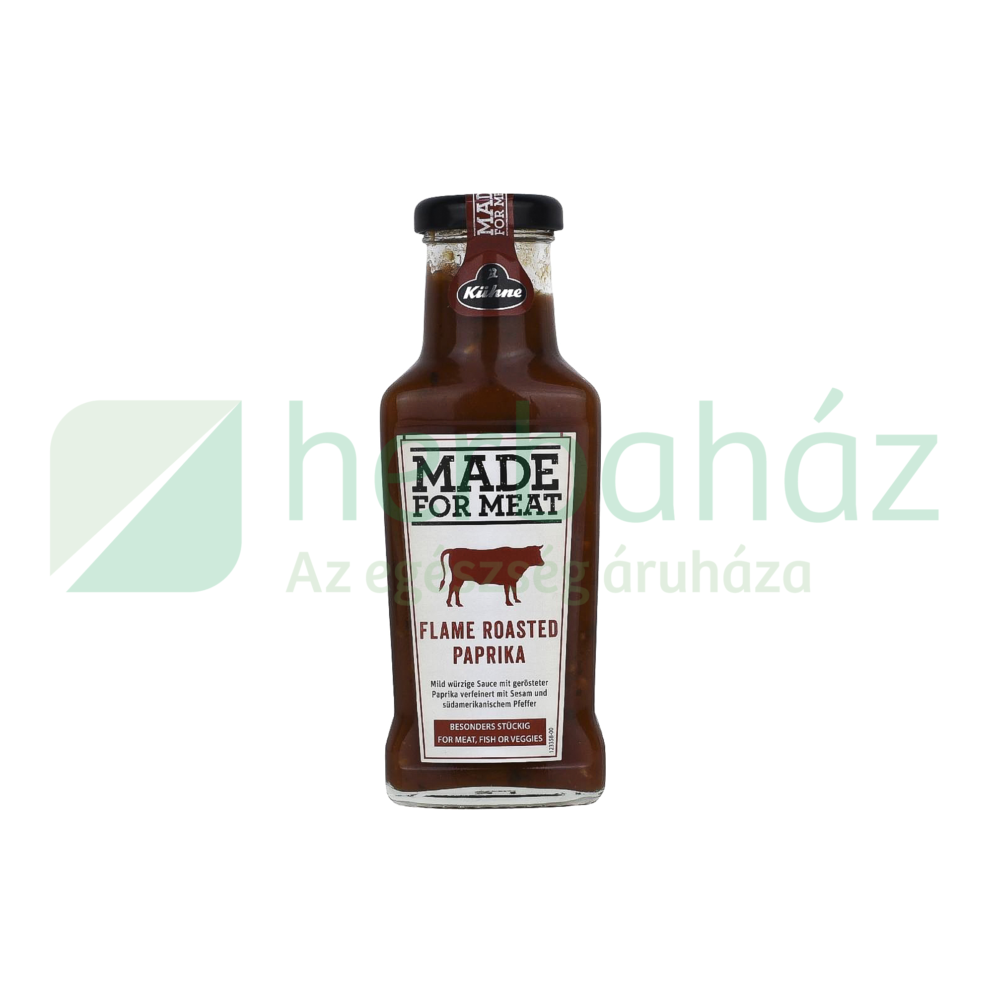 KÜHNE MADE FOR MEAT ROASTED PAPRIKA SZÓSZ 235ML