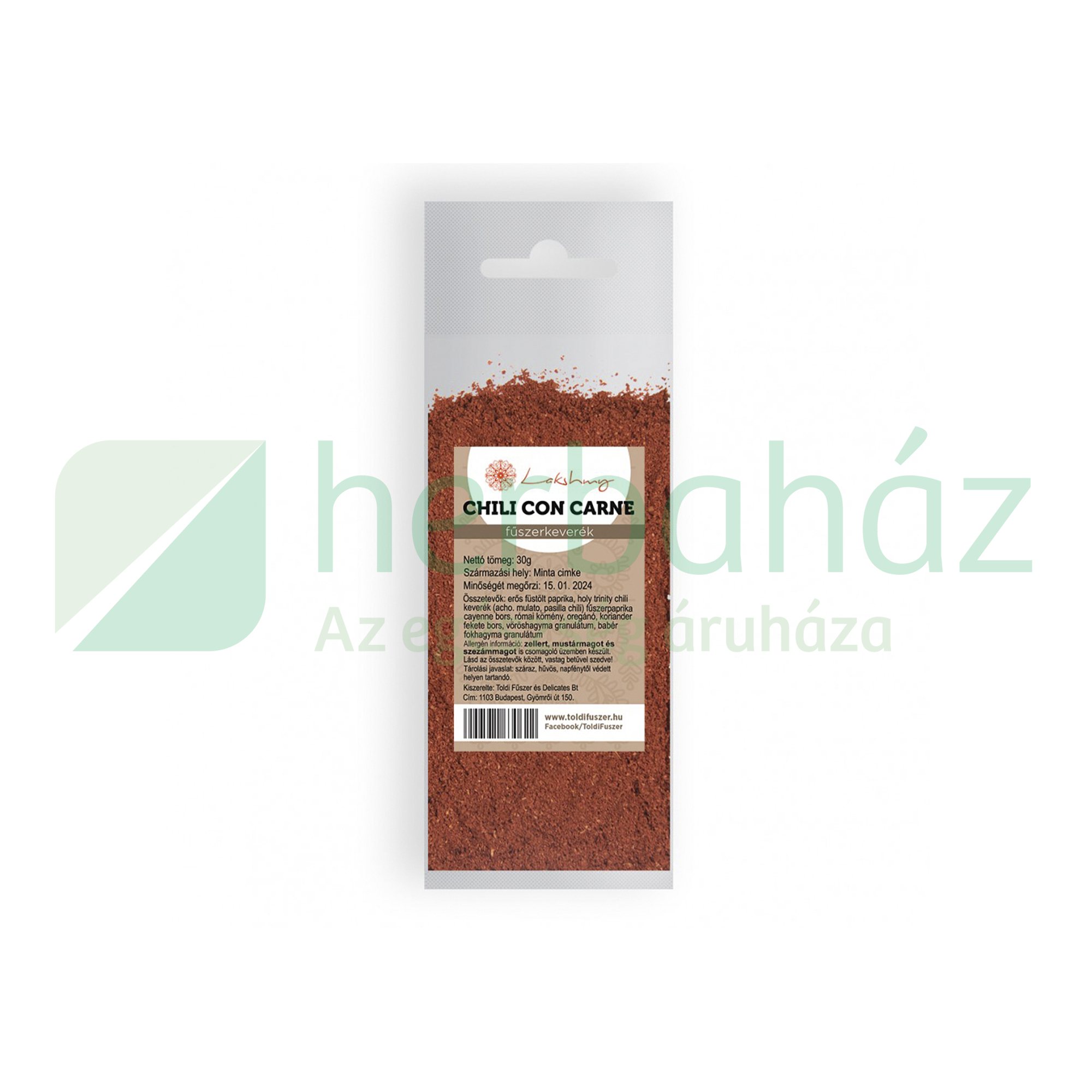 LAKSHMY CHILI CON CARNE FŰSZERKEVERÉK 30G /TOLDI/