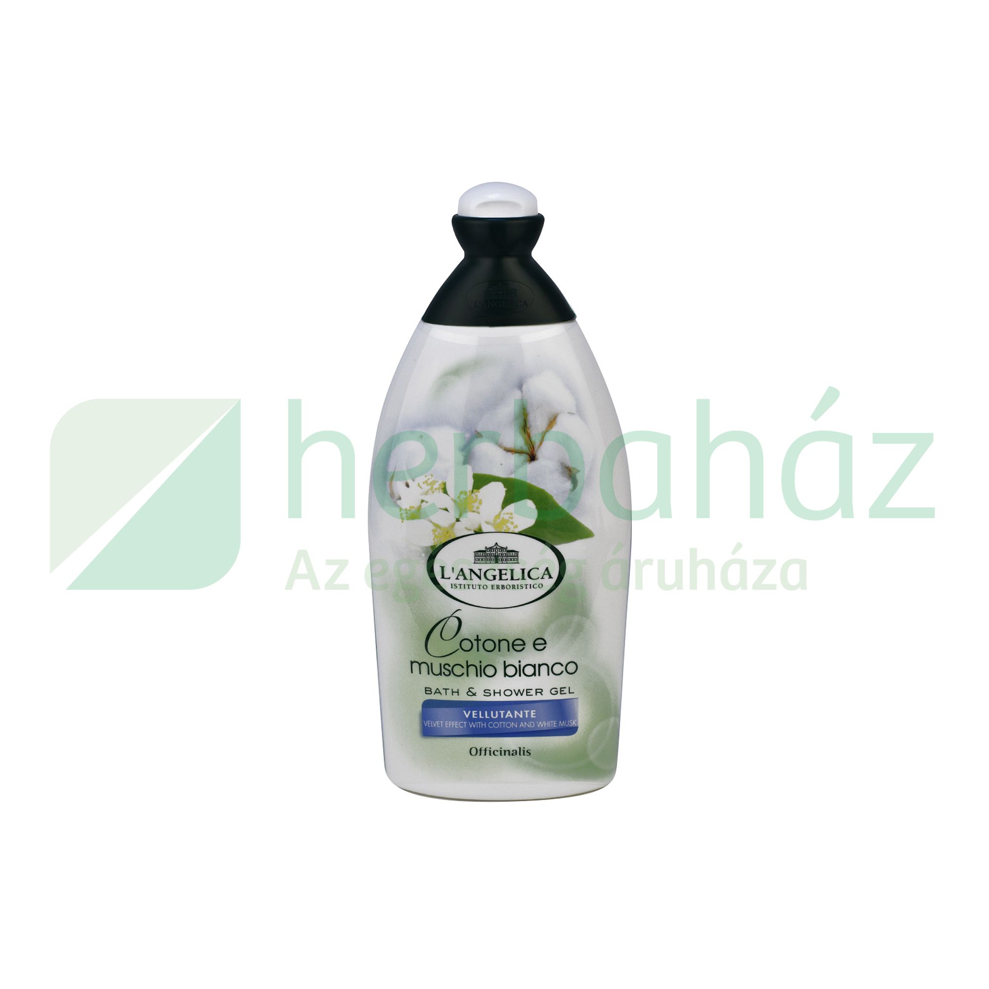 LANGELICA OFFICINALIS HAB-TUSFÜRDŐ GYAPOT-WHITE MUSK 500ML