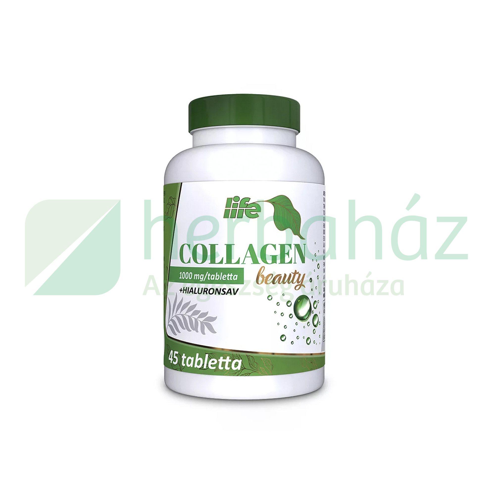 LIFE COLLAGEN BEAUTY 1000MG+HYALURONSAV TABLETTA 45DB