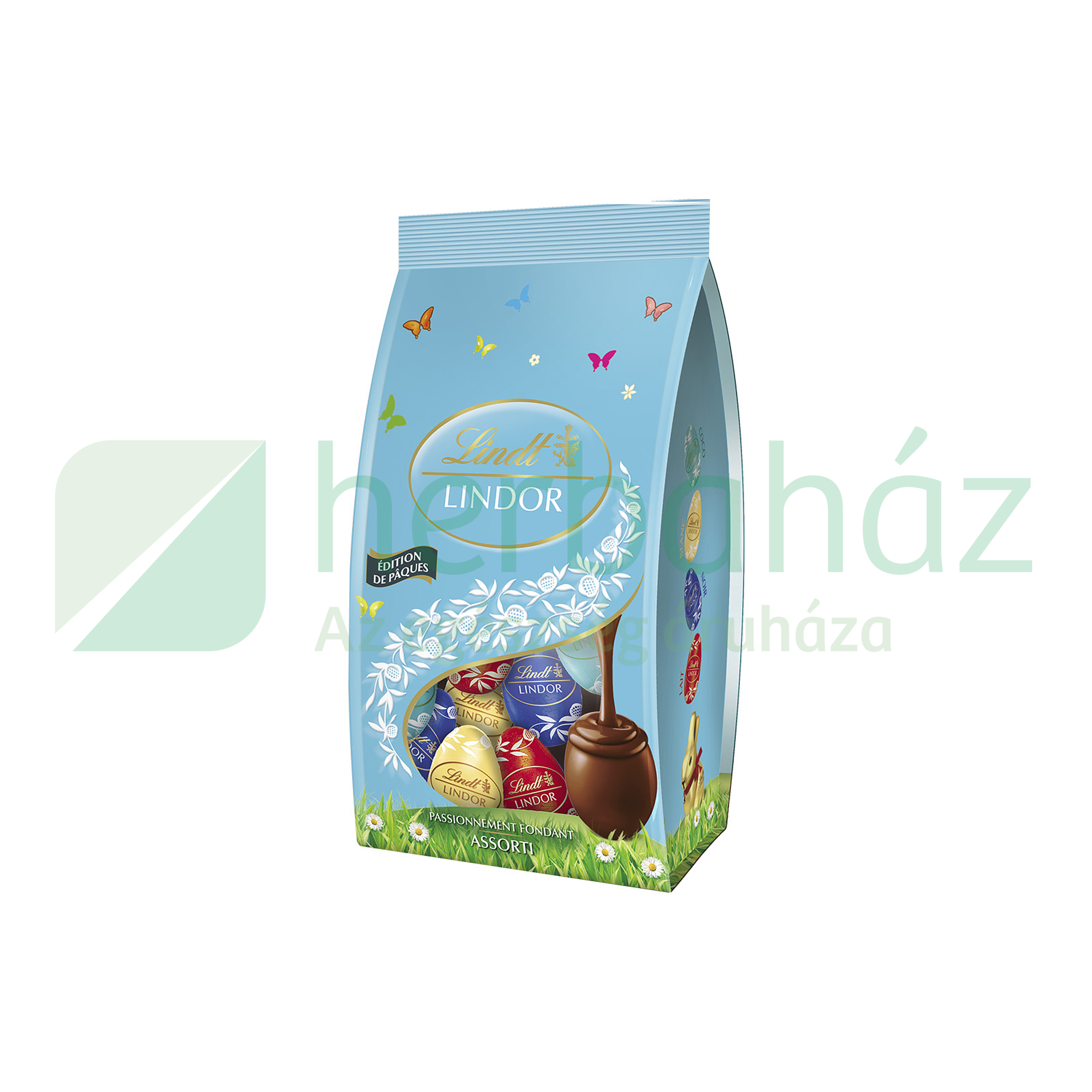 LINDT LINDOR VÁLOGATOTT KIS TOJÁSOK KÉK TASAKBAN 180G