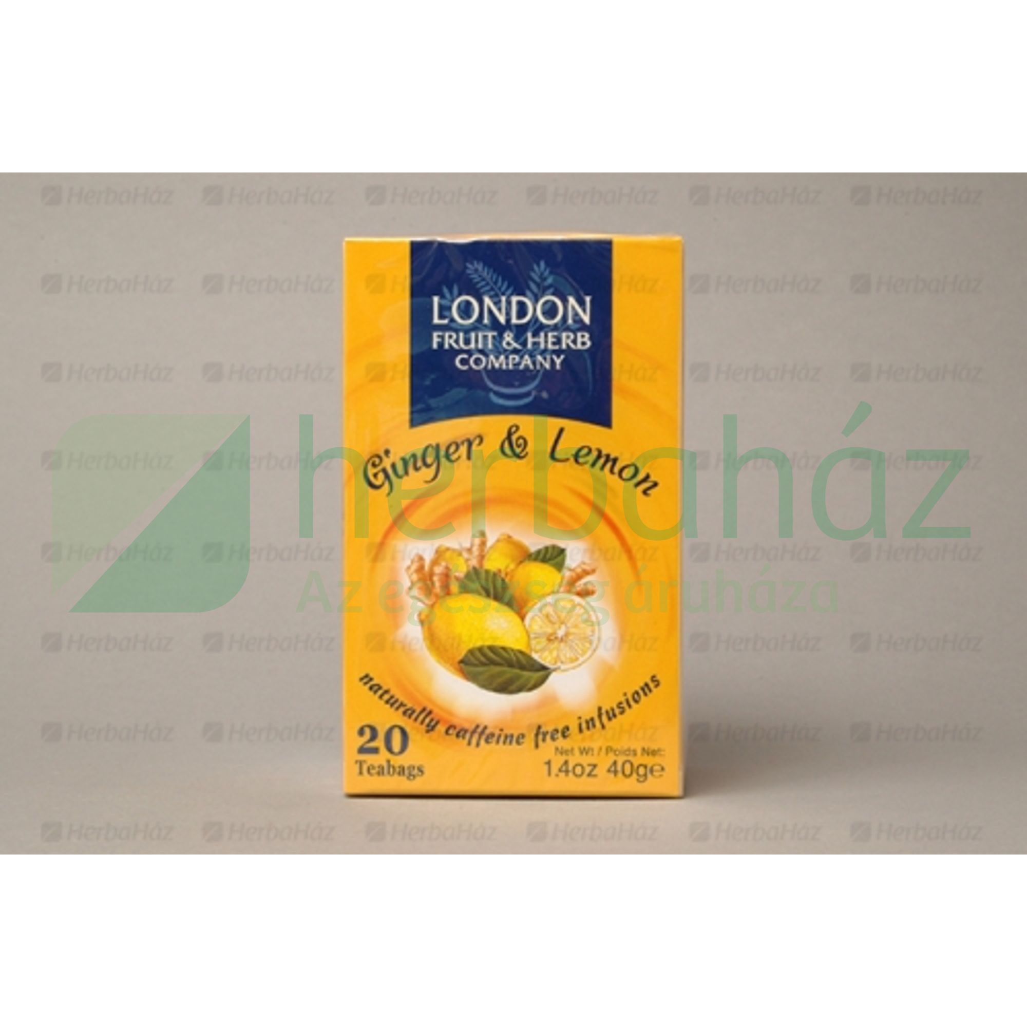 LONDON TEA CITROM GYÖMBÉRREL 20DB