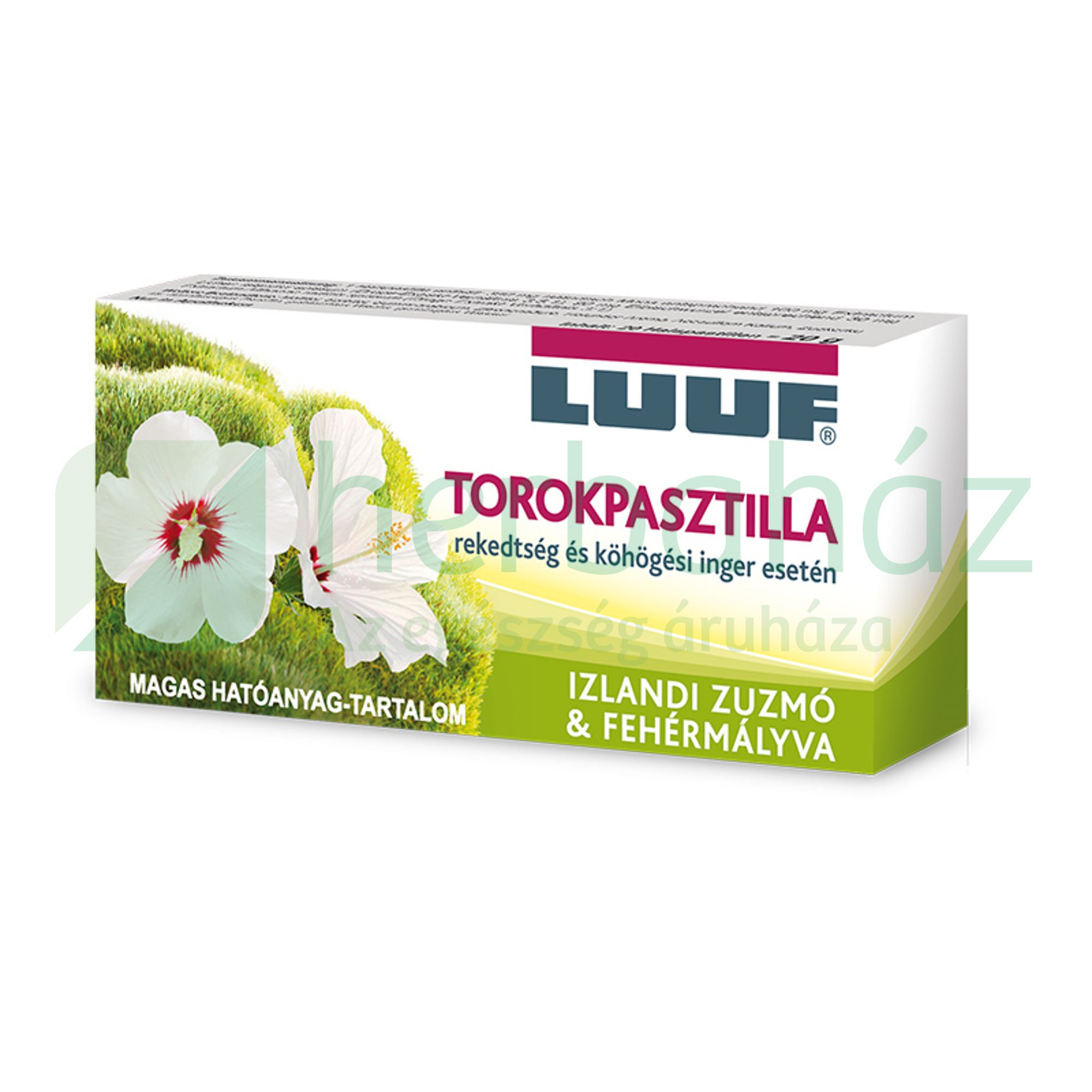 LUUF TOROKPASZTILLA IZLANDI ZUZMÓVAL ÉS FEHÉRMÁLYVÁVAL 20DB