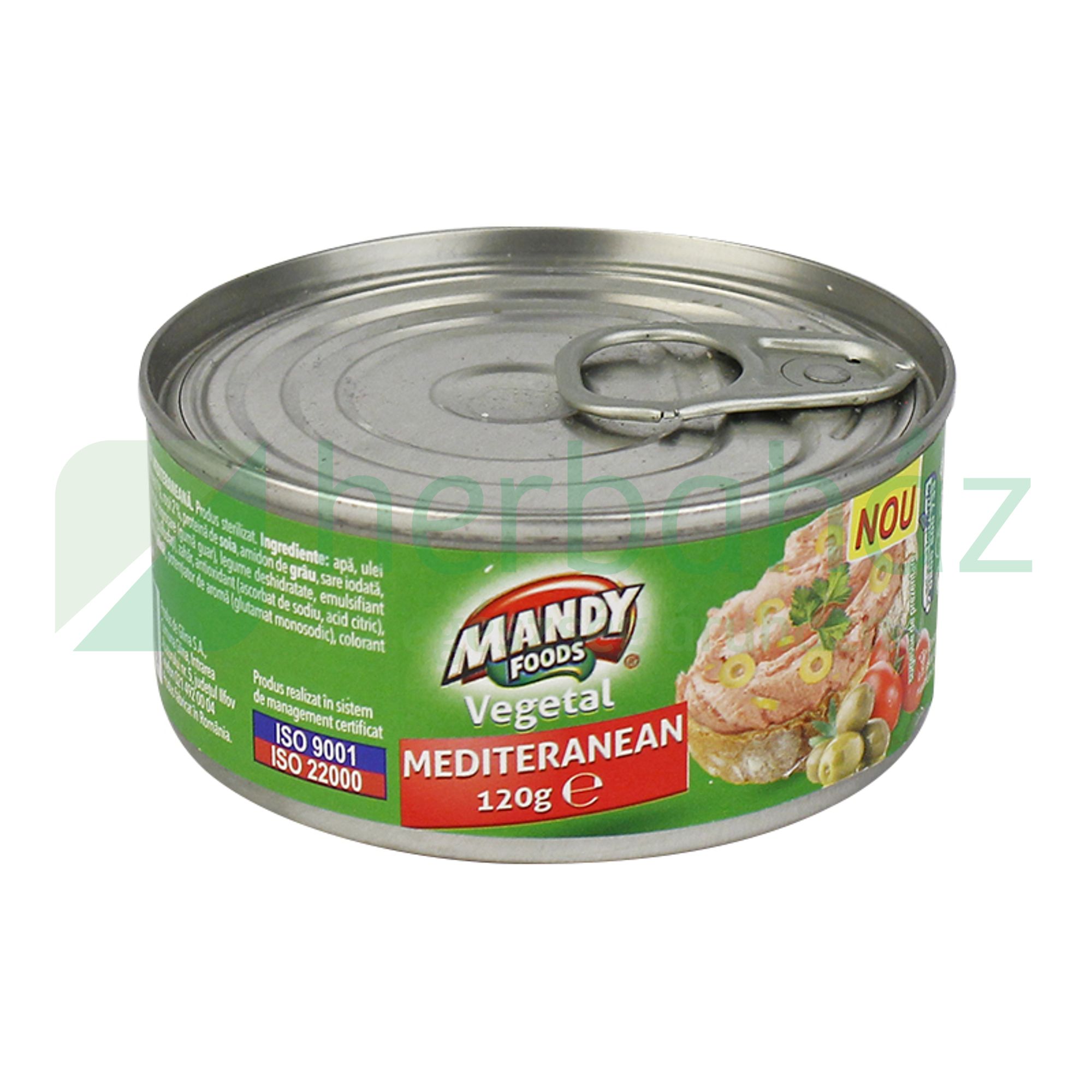 MANDY NÖVÉNYI PÁSTÉTOM  MEDITERRÁN 120G