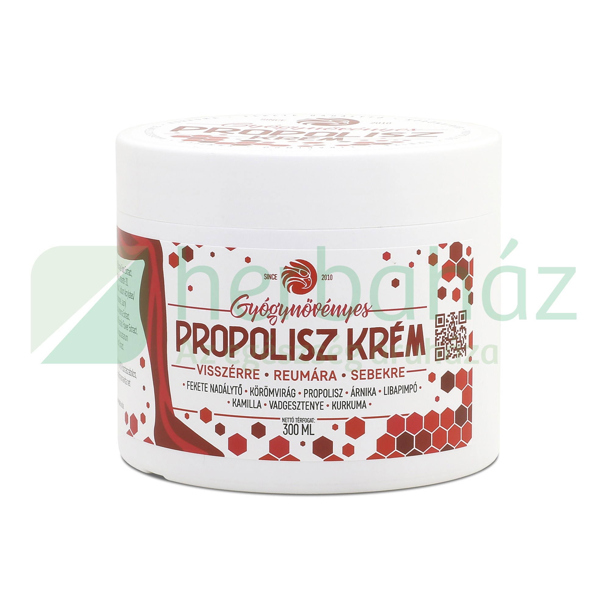 MANNAVITA PROPOLISZ KRÉM GYÓGYNÖVÉNYEKKEL 300ML