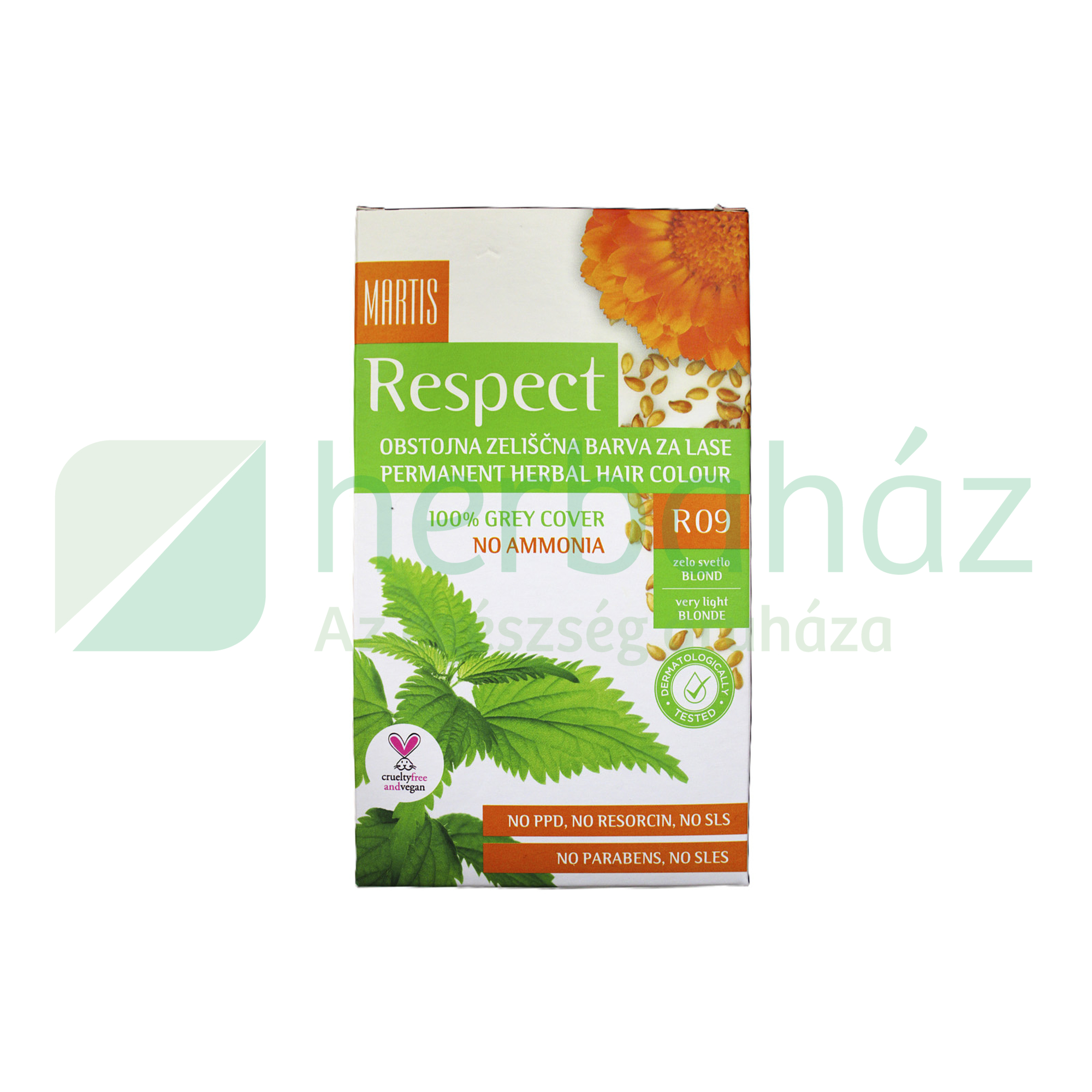 MARTIS RESPECT R09 NAGYON VILÁGOS SZŐKE HAJFESTÉK 135ML