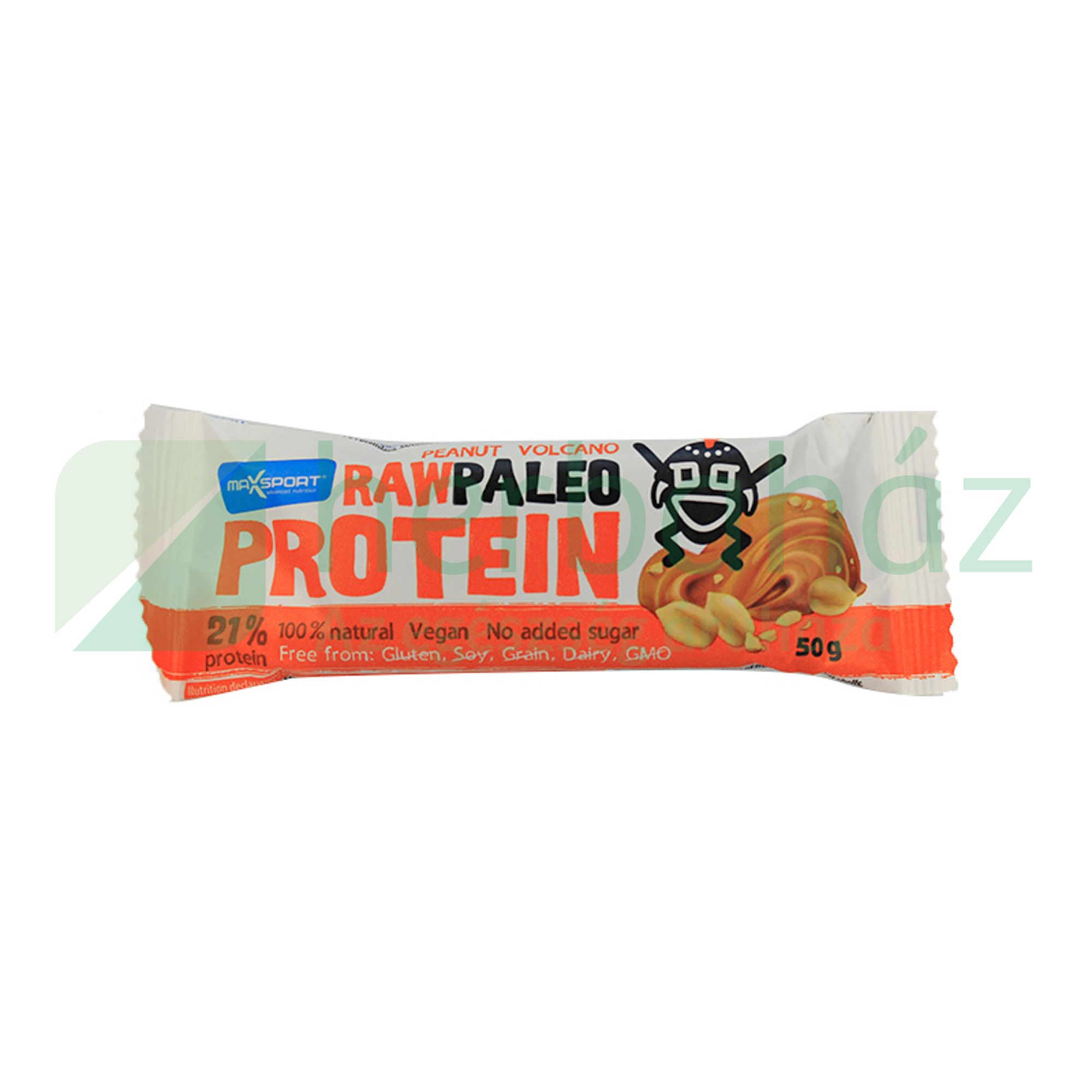 MAXSPORT PALEO PROTEINSZELET MOGYORÓVAJJAL ÉS VULKANIKUS SÓVAL 50G