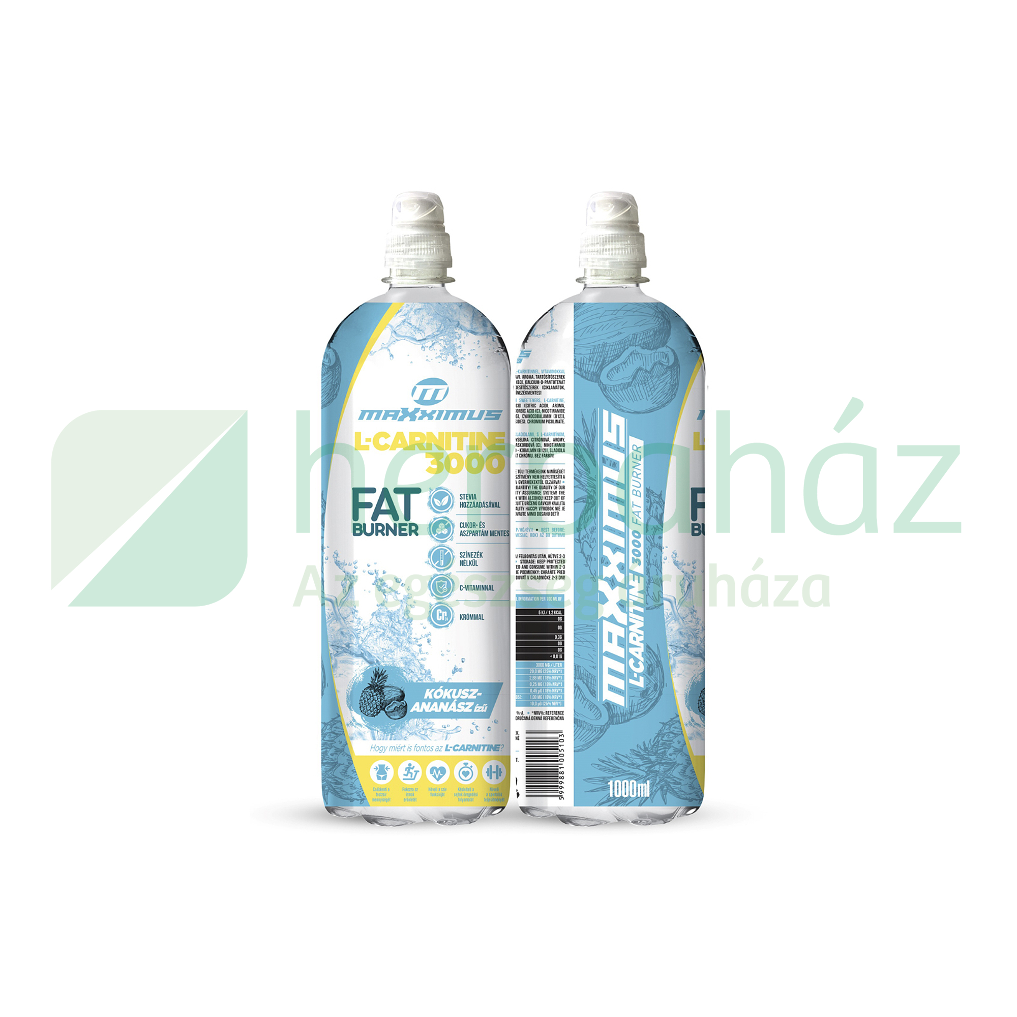 MAXXIMUS L-CARNITINE 3000 KÓKUSZ-ANANÁSZ 1000ML DRS+50FT BETÉTDÍJ