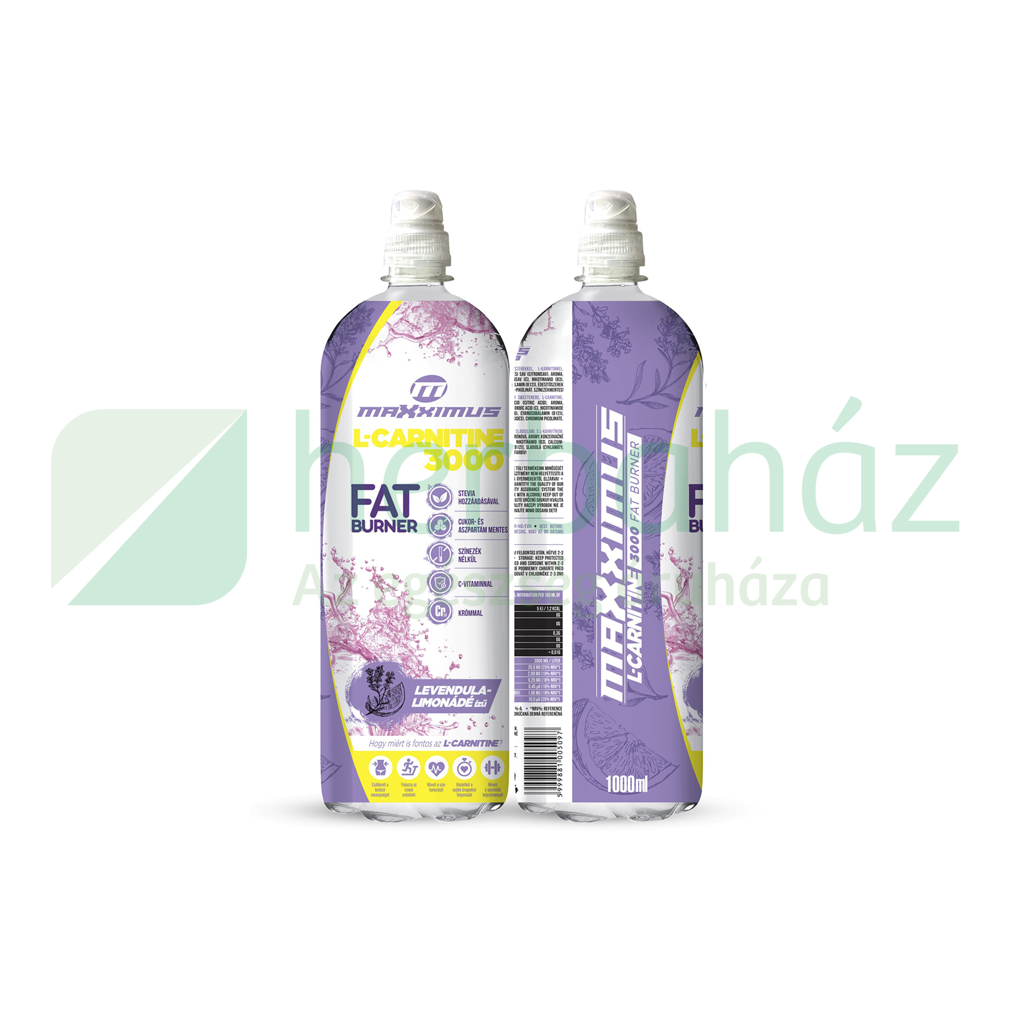 MAXXIMUS L-CARNITINE 3000 LEVENDULA-LIMONÁDÉ 1000ML DRS+50FT BETÉTDÍJ