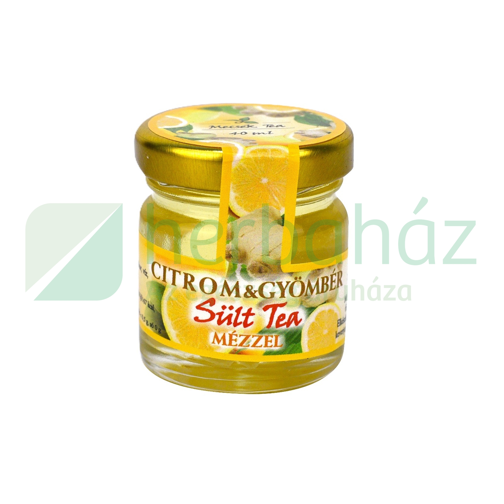 MECSEK CITROM ÉS GYÖMBÉR SÜLT TEA MÉZZEL 40ML
