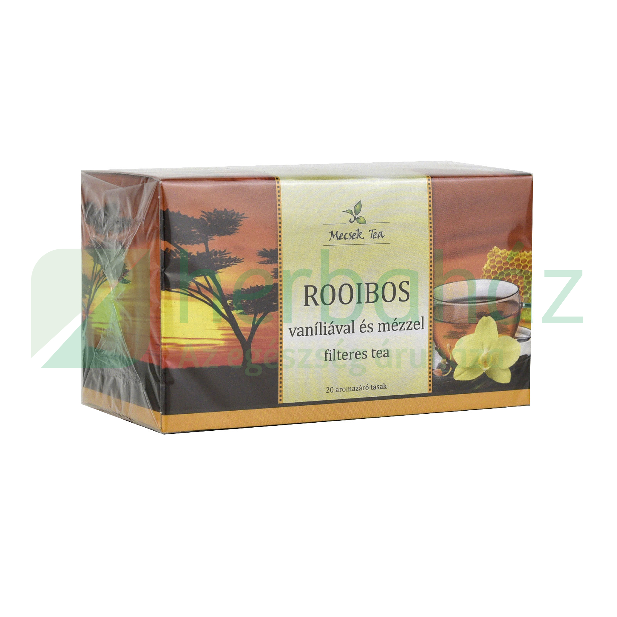 MECSEK ROOIBOS VANÍLIÁVAL ÉS MÉZZEL TEA FILTERES 20DB