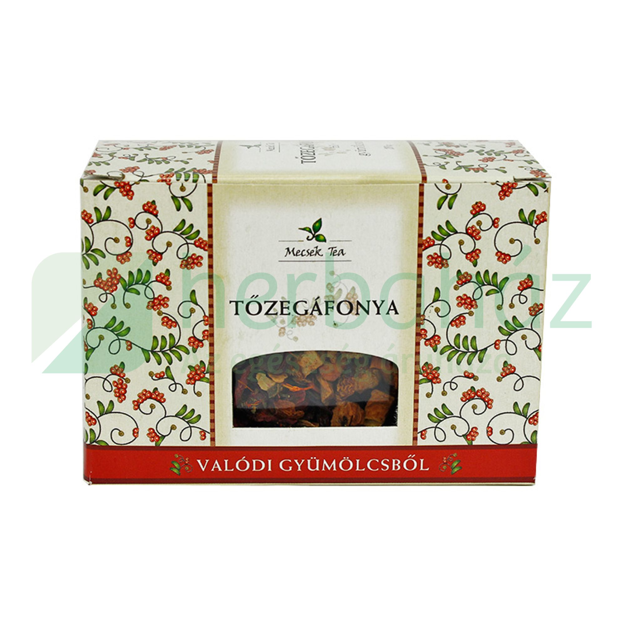 MECSEK TEA TŐZEGÁFONYA ÍZŰ GYÜMÖLCSTEA 100G