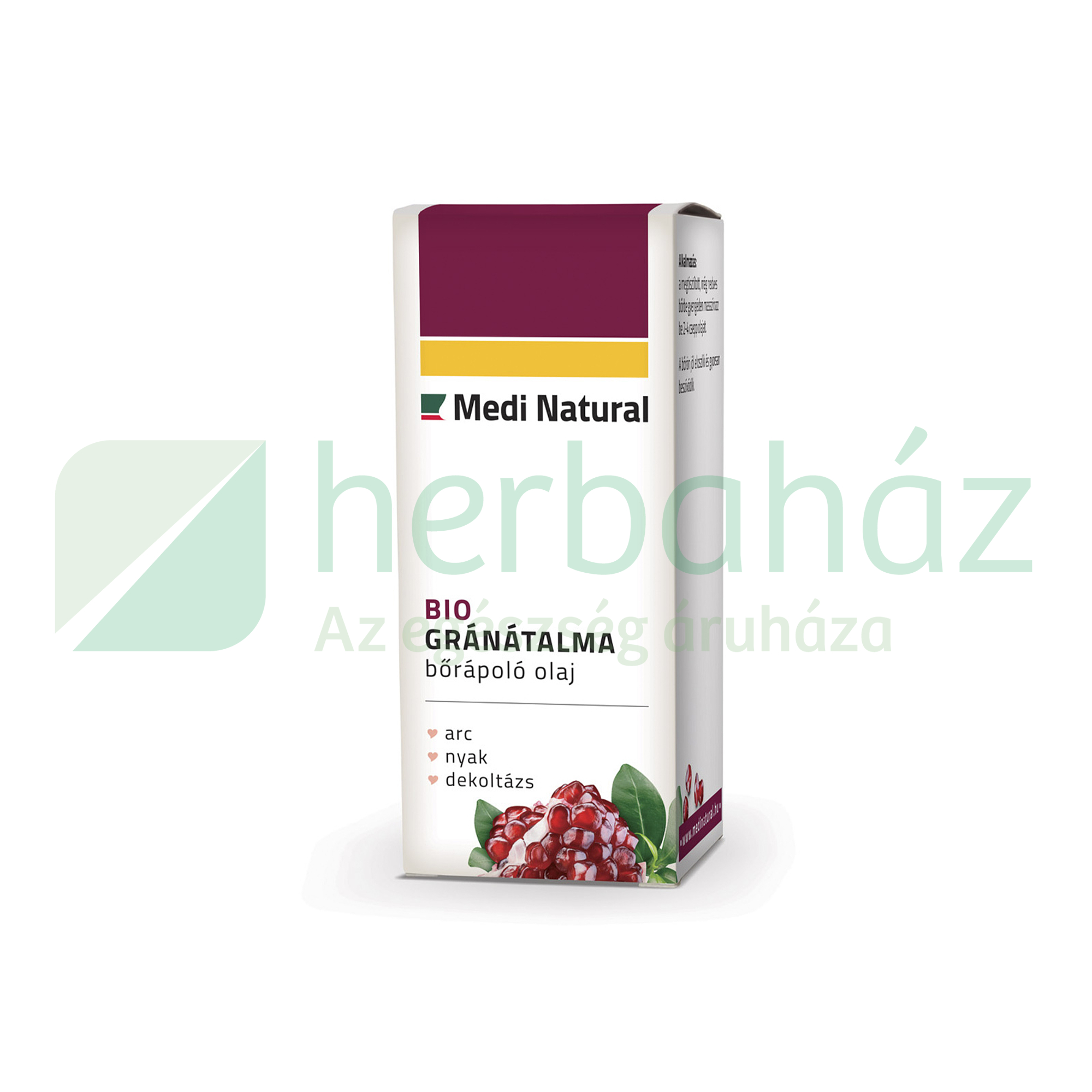 MEDINATURAL BŐRÁPOLÓ OLAJ GRÁNÁTALMA 20ML